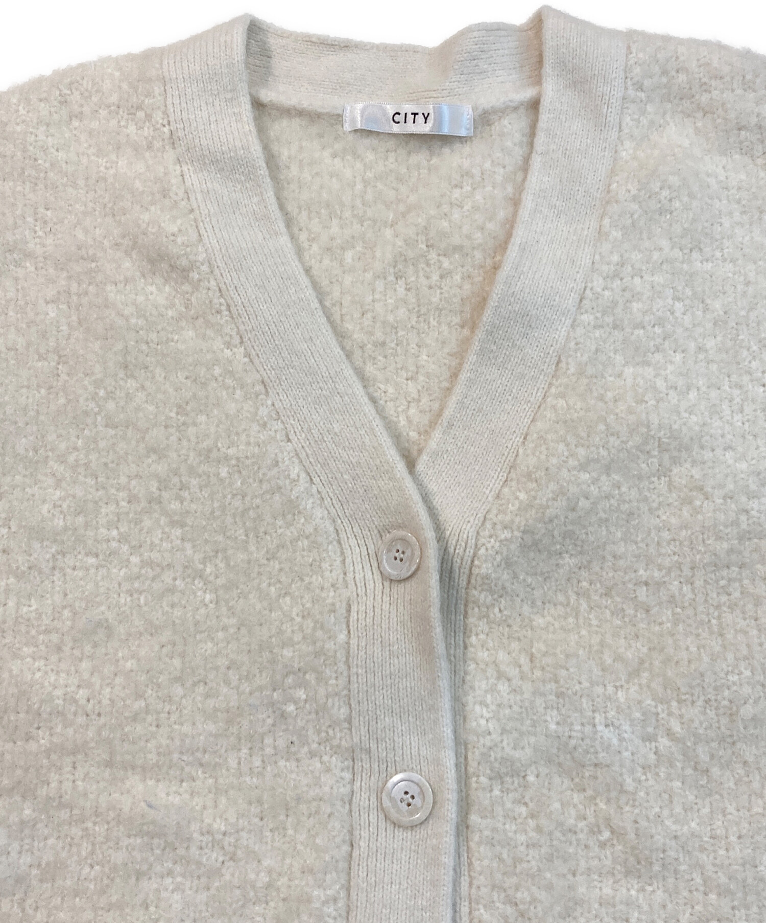 中古・古着通販】CITY (シティ) ベビーアルパカブークレニット