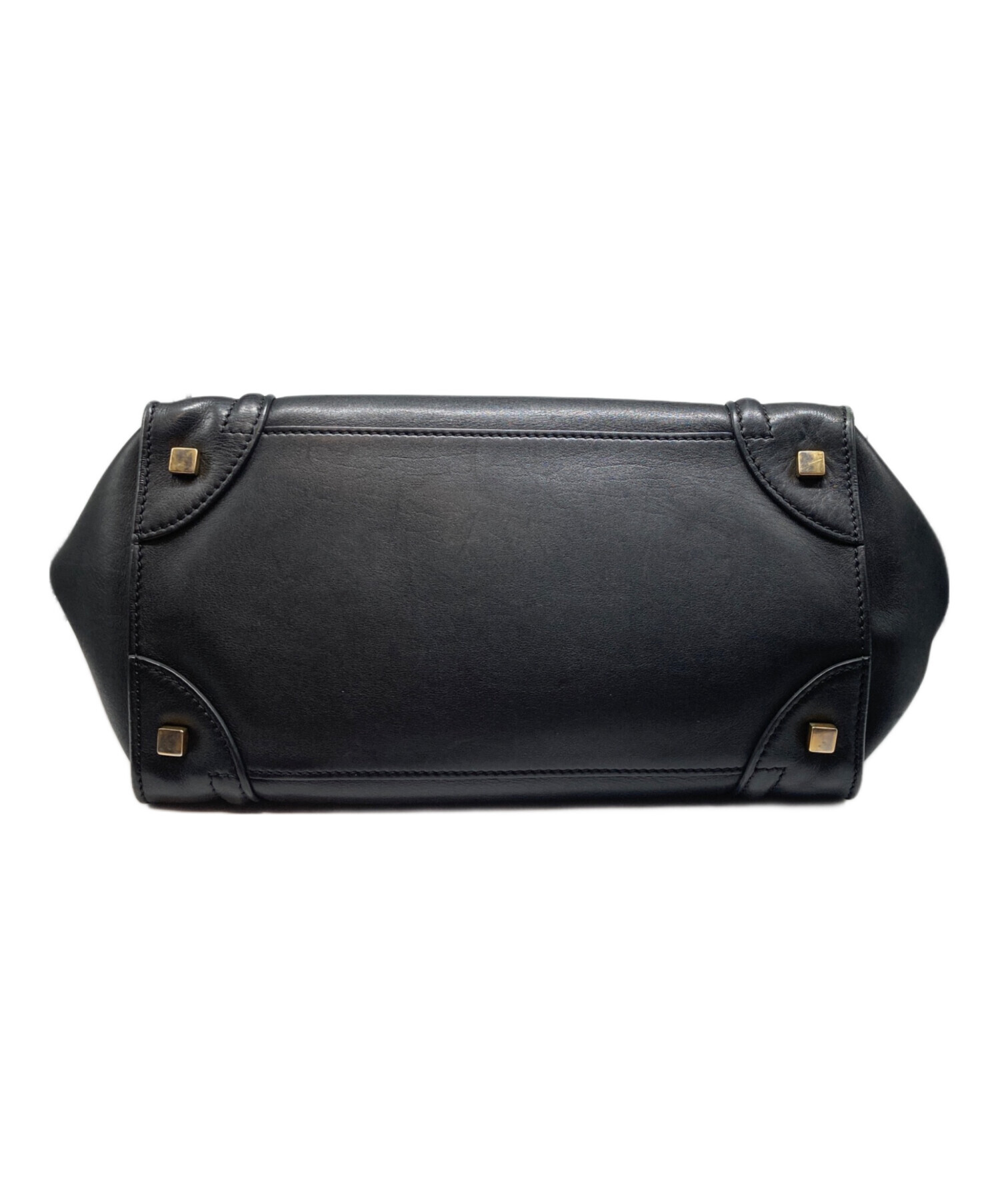 中古・古着通販】CELINE (セリーヌ) ラゲージ ミニショッパー ブラック 
