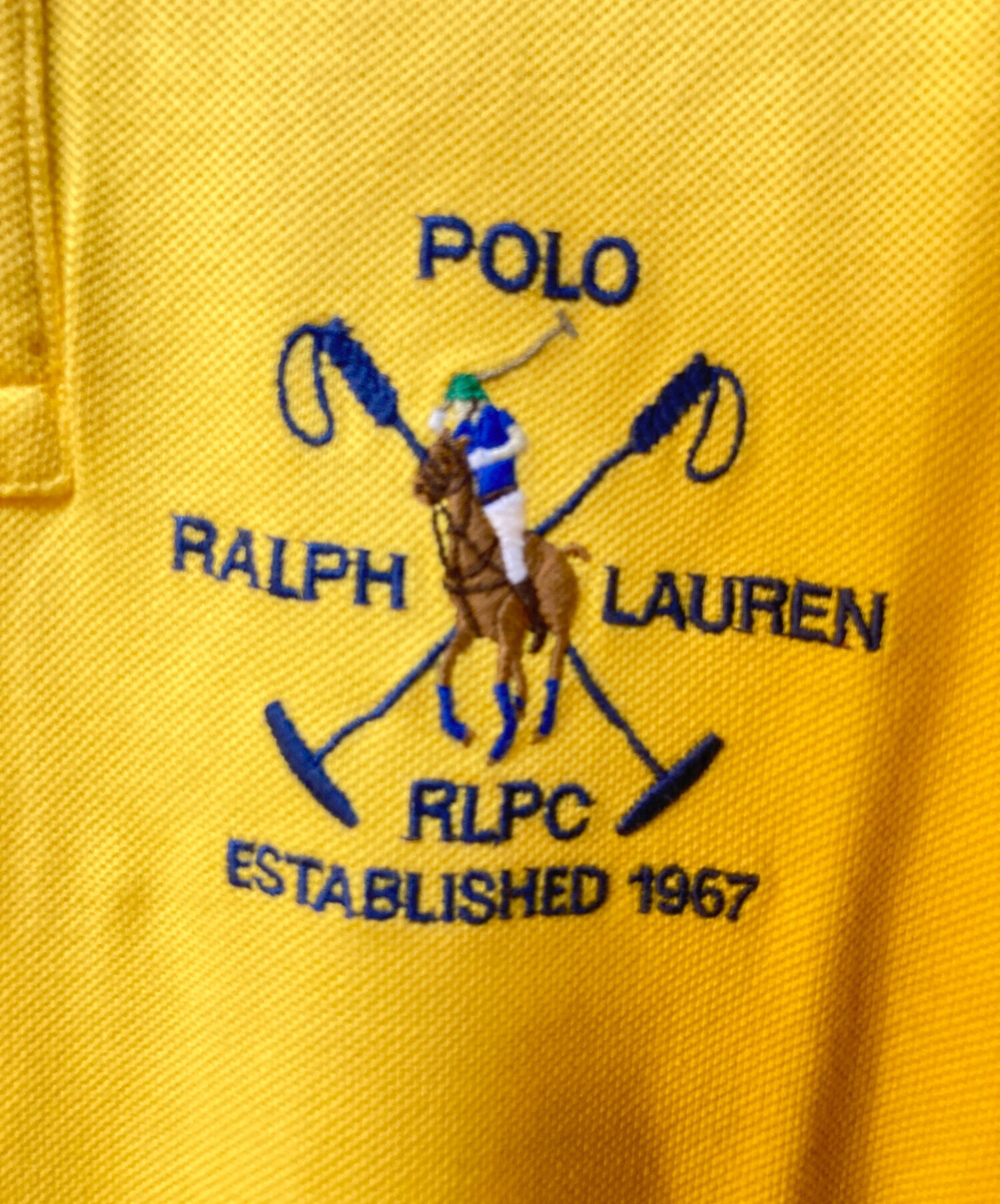 美品　ポロラルフローレン　ポロシャツ　トロピカル刺繍　ヴィンテージ加工　現行タグ 中古・古着通販】POLO RALPH LAUREN (ポロ・ラルフローレン) 胸刺繍