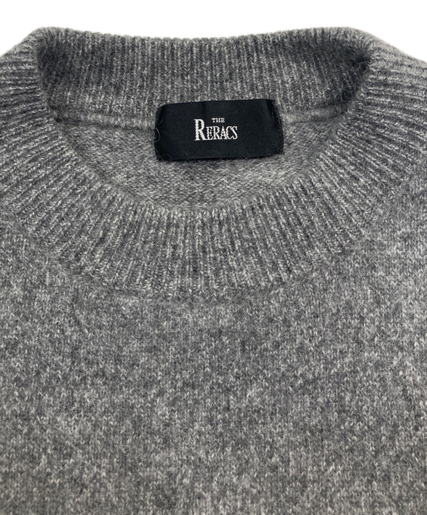 中古・古着通販】THE RERACS (ザ リラクス) CREW NECK KNIT グレー 