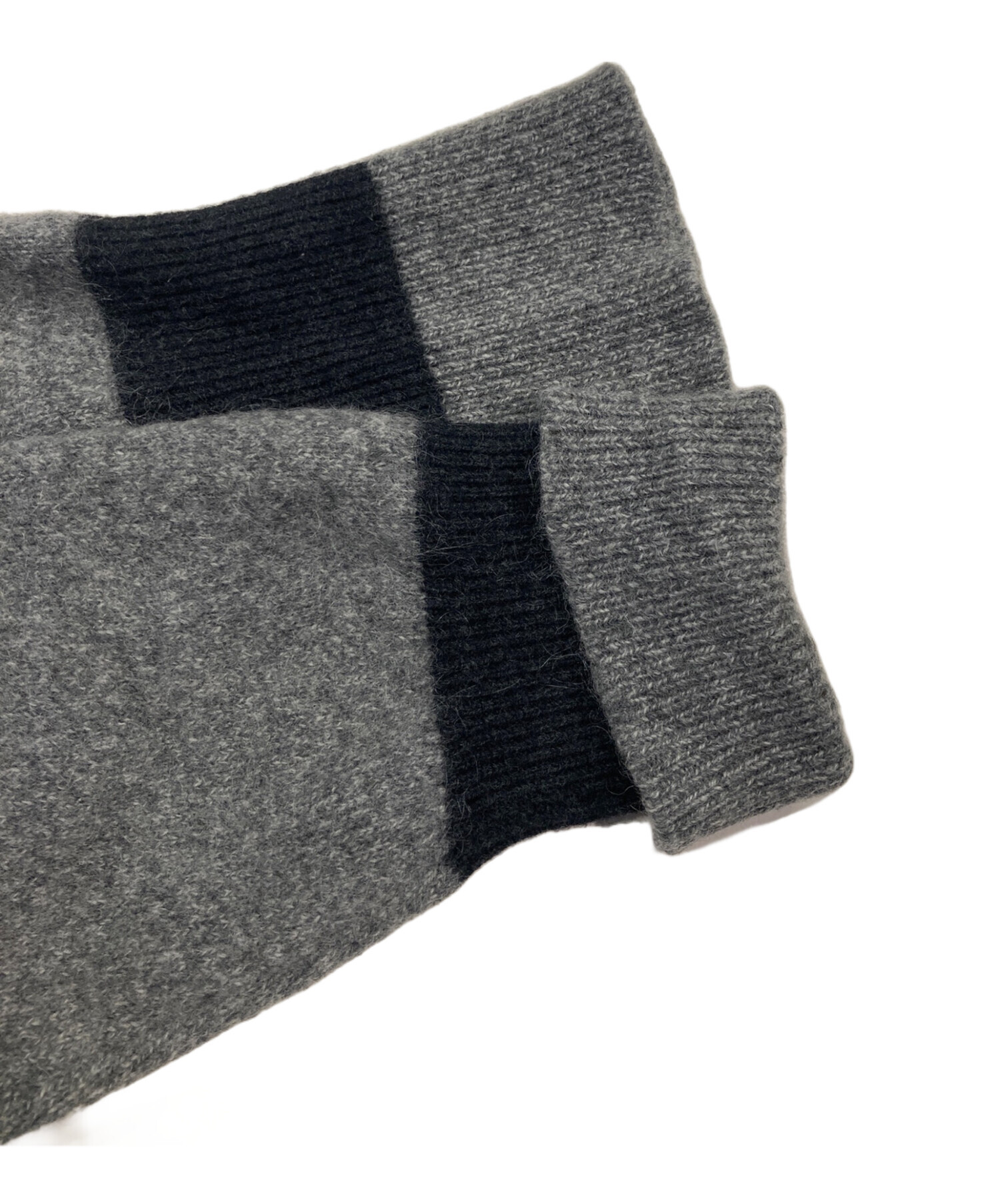 中古・古着通販】THE RERACS (ザ リラクス) CREW NECK KNIT グレー 