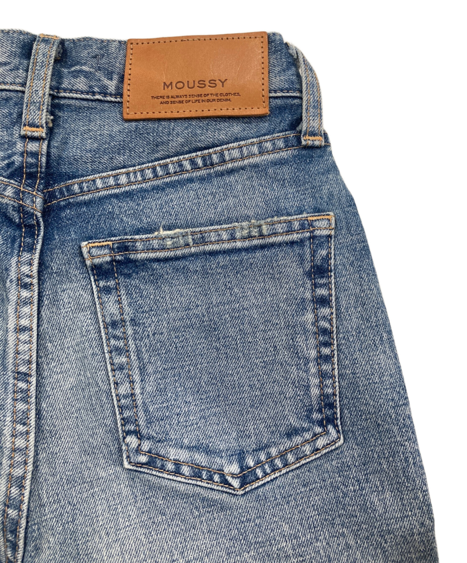 中古・古着通販】moussy (マウジー) MVS FLARE インディゴ サイズ:24