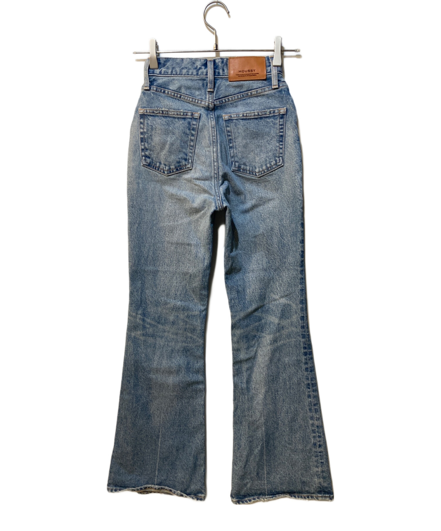 中古・古着通販】moussy (マウジー) MVS FLARE インディゴ サイズ:23