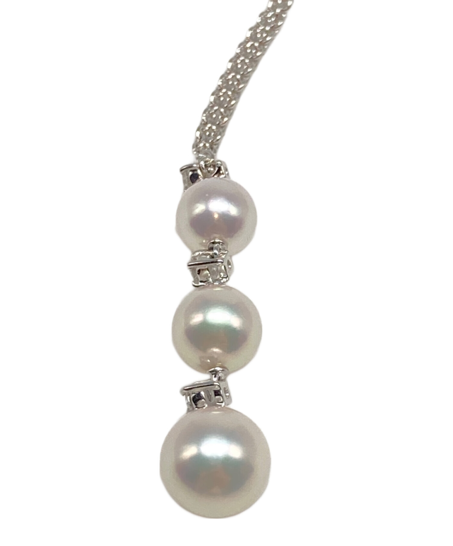中古・古着通販】MIKIMOTO (ミキモト) 3連パールネックレス｜ブランド