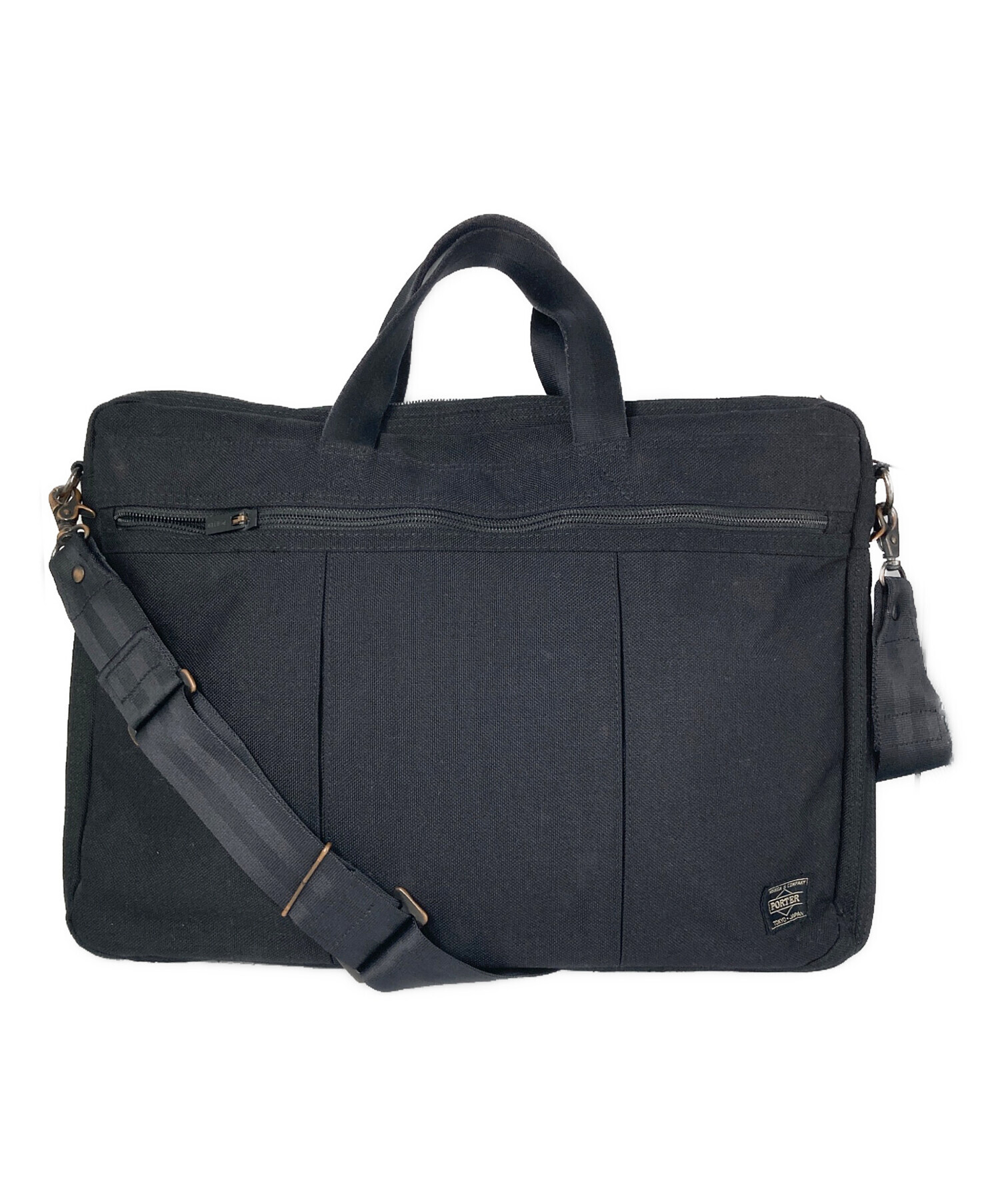 中古・古着通販】PORTER (ポーター) TENSION 2WAY BRIEFCASE ブラック
