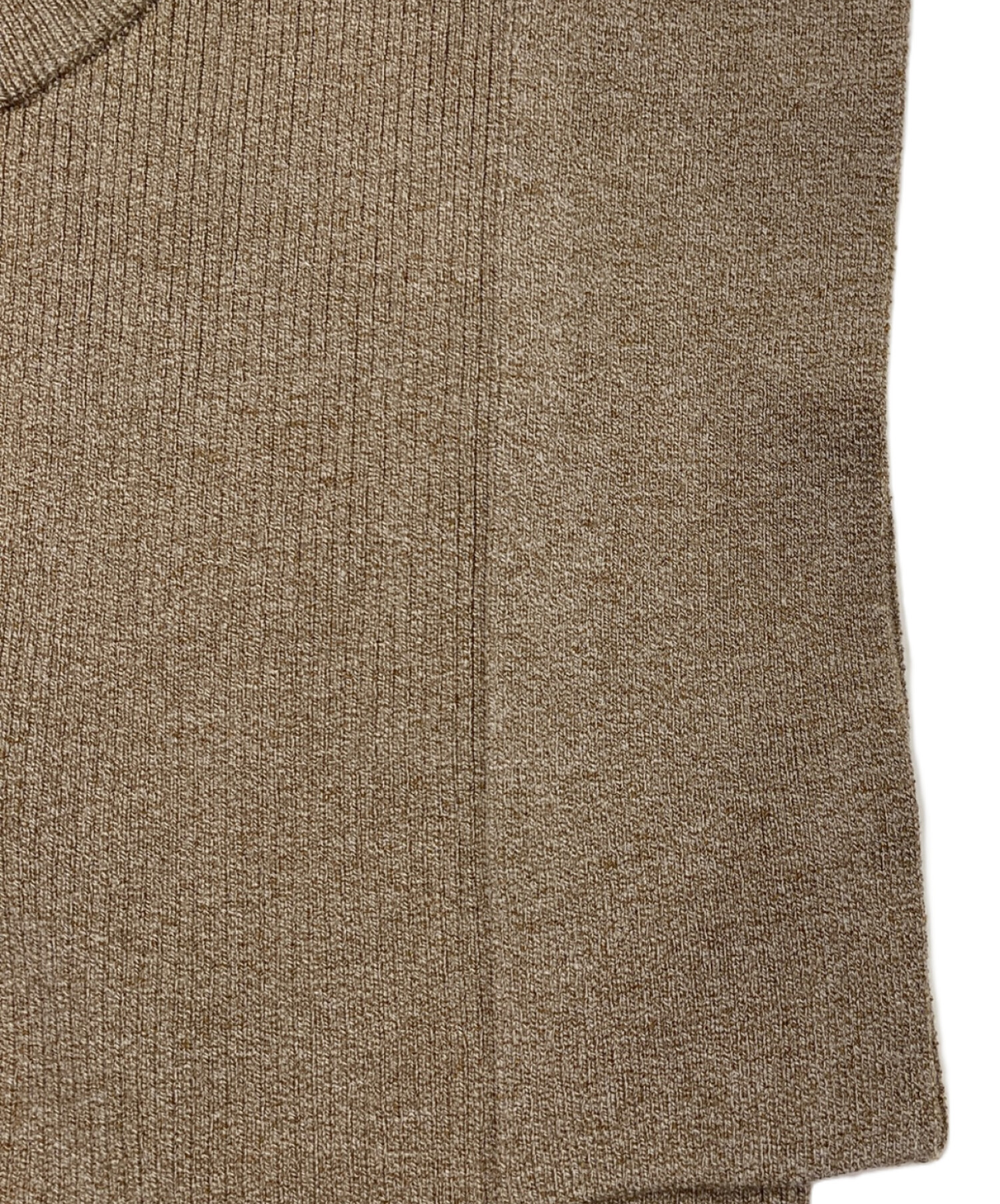 中古・古着通販】CLANE (クラネ) SQUARE SLEEVE KNIT TOPS ブラウン