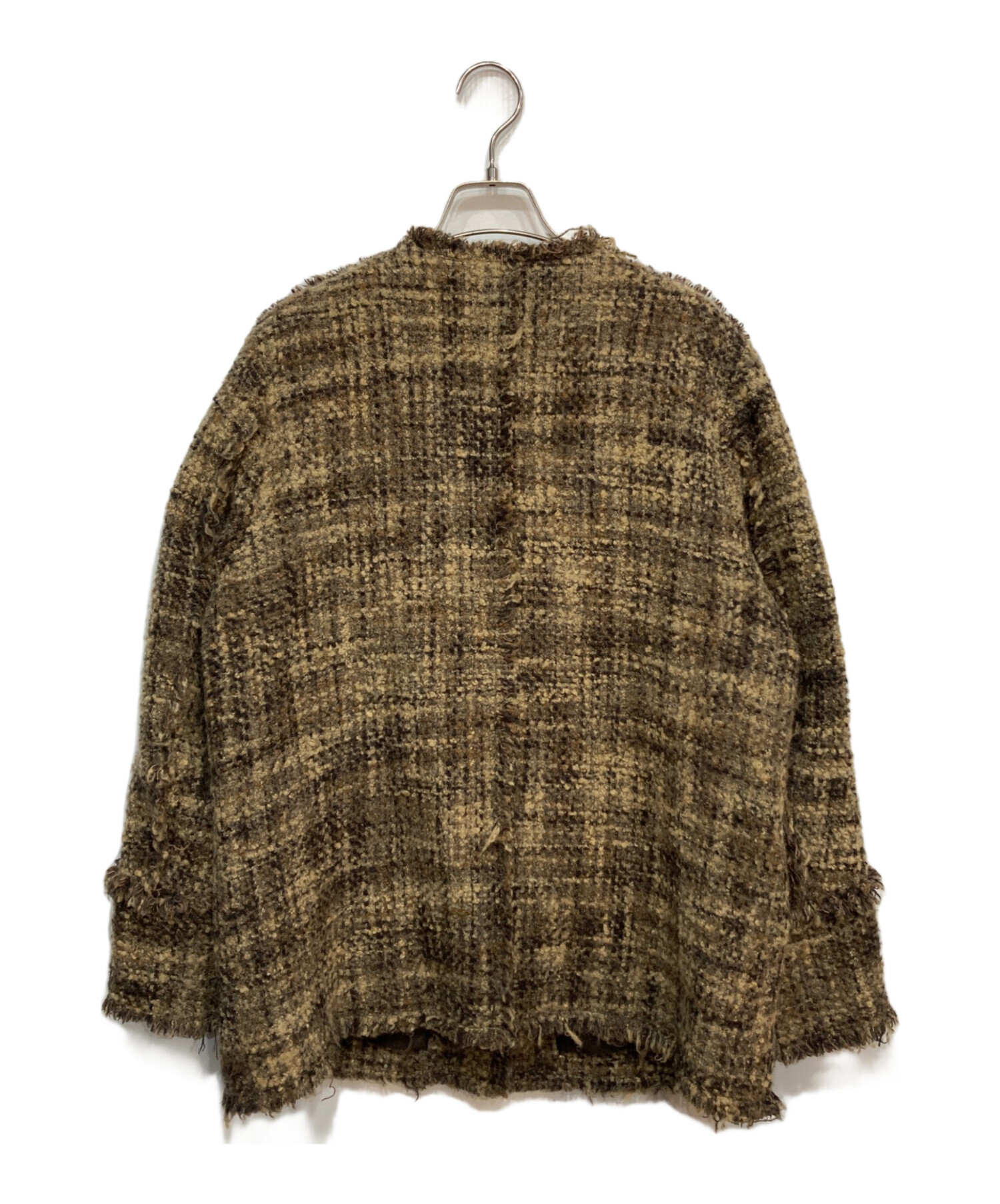 CLANE NO COLOR TWEED JACKET 2
