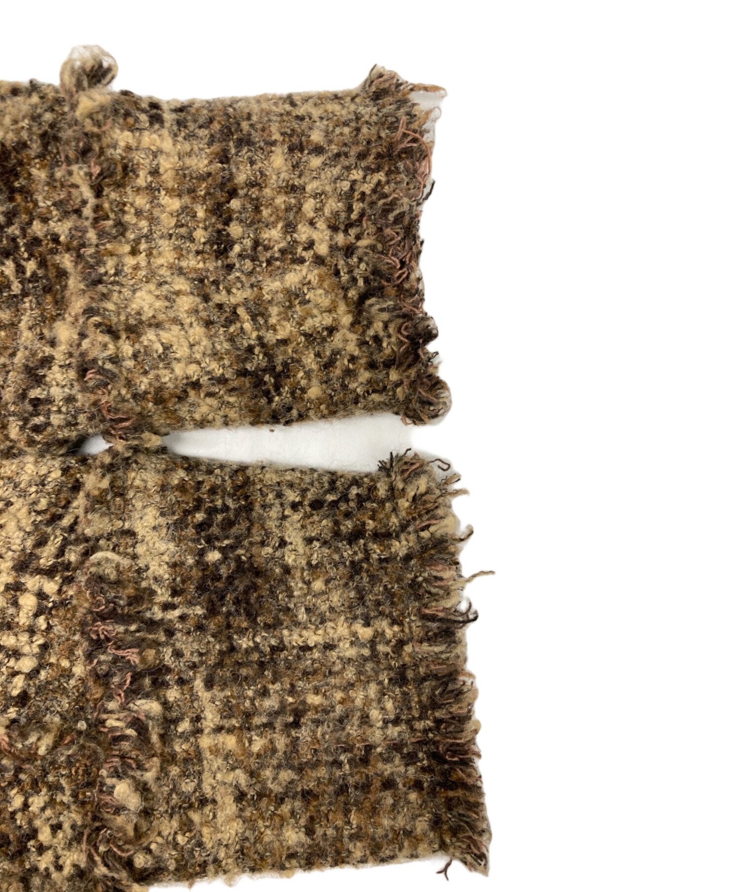 中古・古着通販】CLANE (クラネ) NO COLOR TWEED JACKET ノーカラー