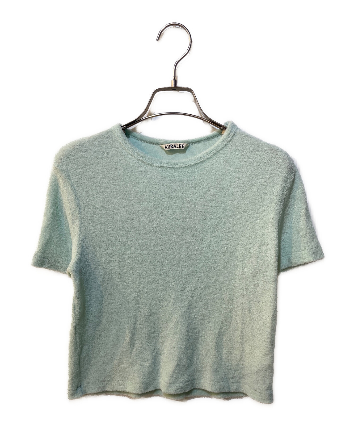 AURALEE オーラリー Tシャツ・カットソー 1(M位) 緑 【古着】【中古】 AURALEE（オーラリー）Tシャツ・カットソー 緑 サイズ:0(S位