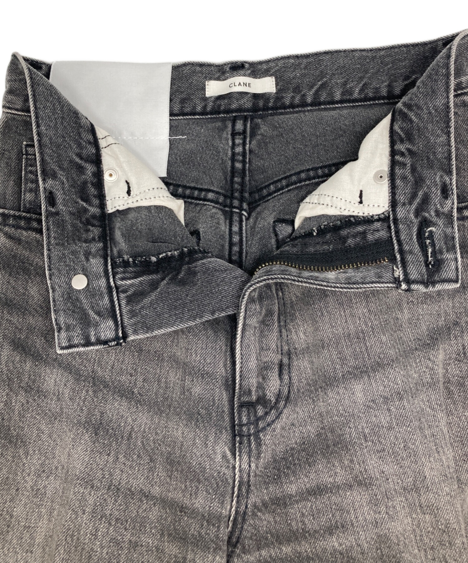 中古・古着通販】CLANE (クラネ) RING DENIM PANTS グレー サイズ:1 未 