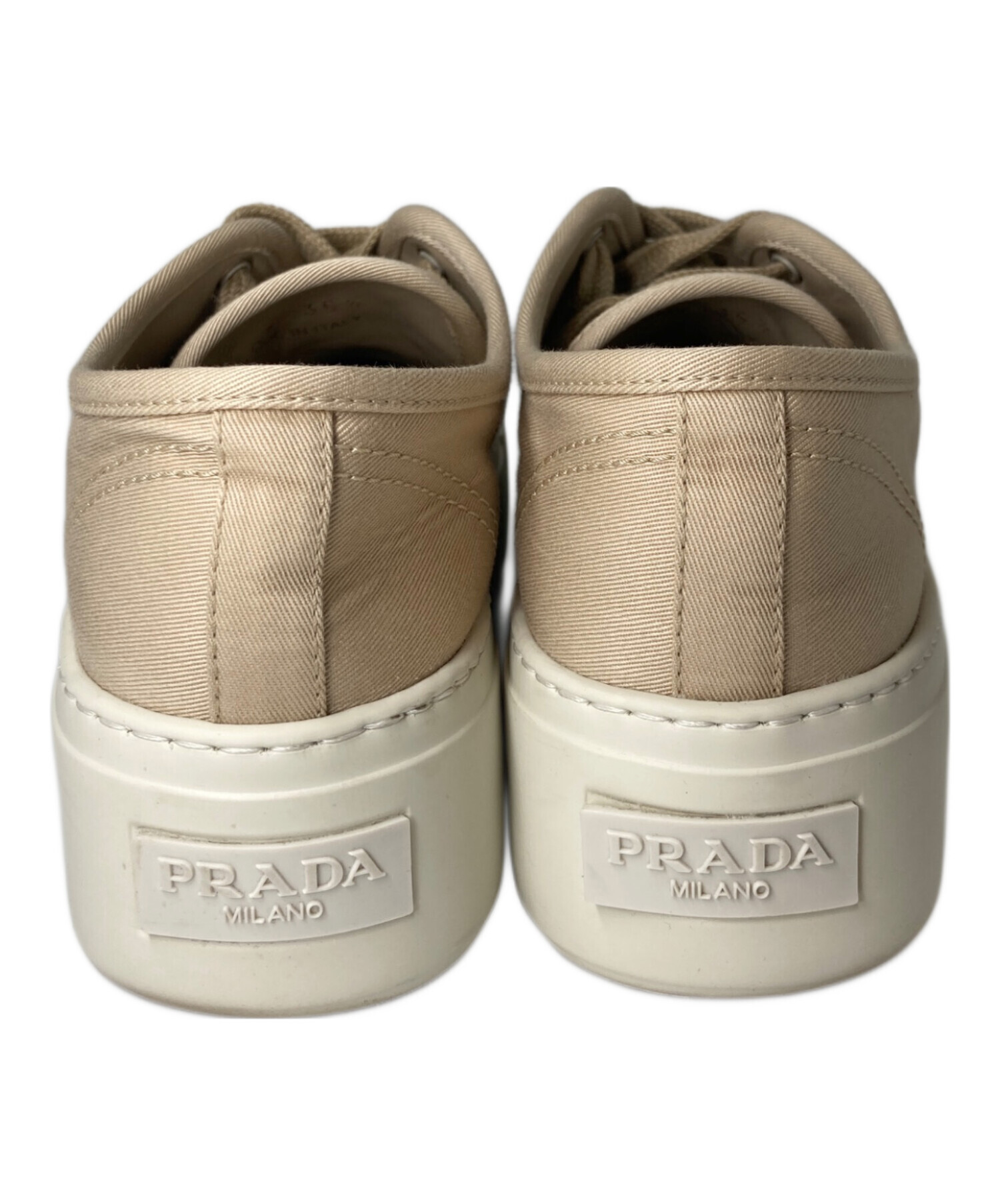 PRADA プラダ　スニーカー　35.5 中古・古着通販】PRADA (プラダ) lace-up sneakers スニーカー