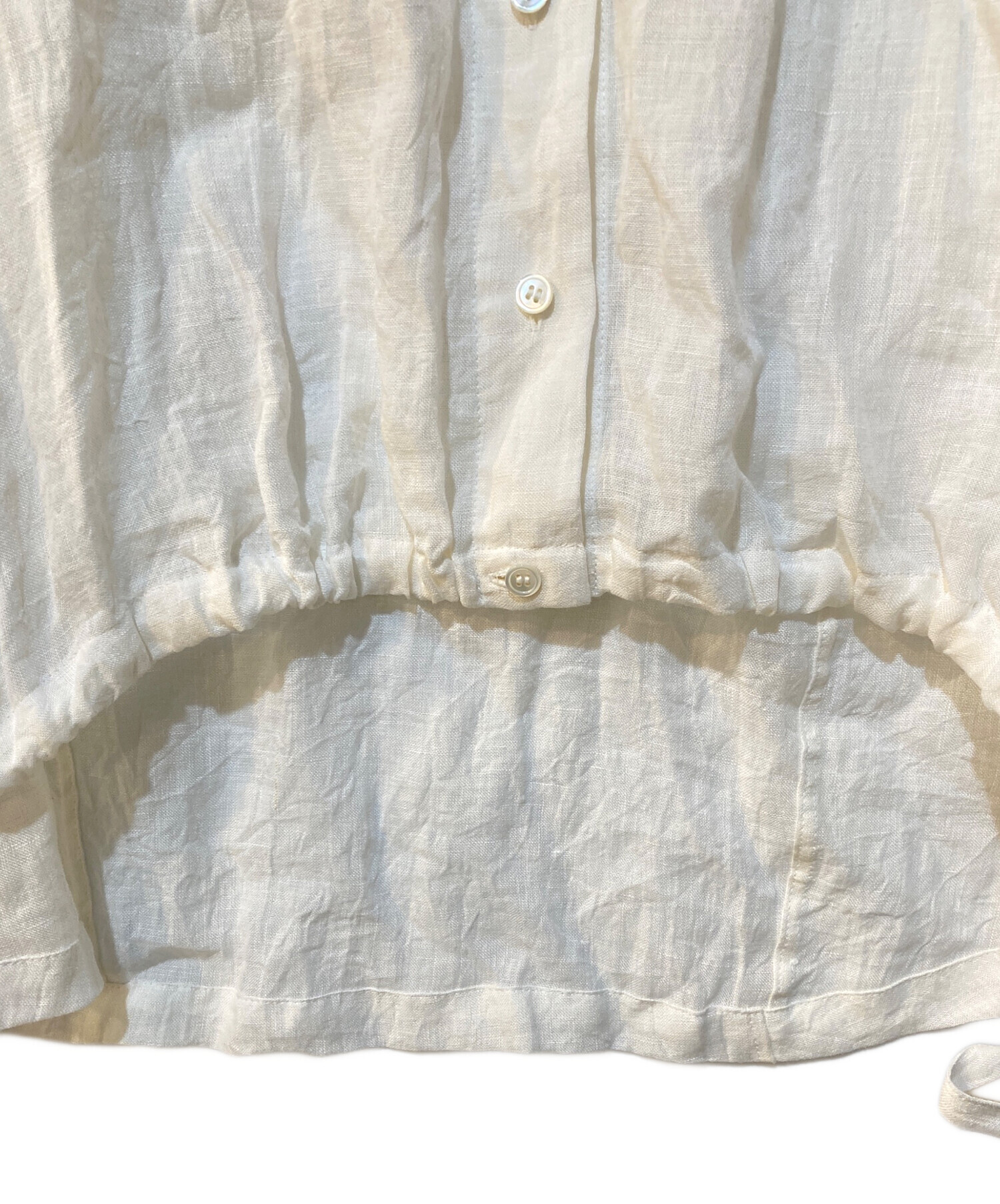 中古・古着通販】Curensology (カレンソロジー) リネンドロストシャツ