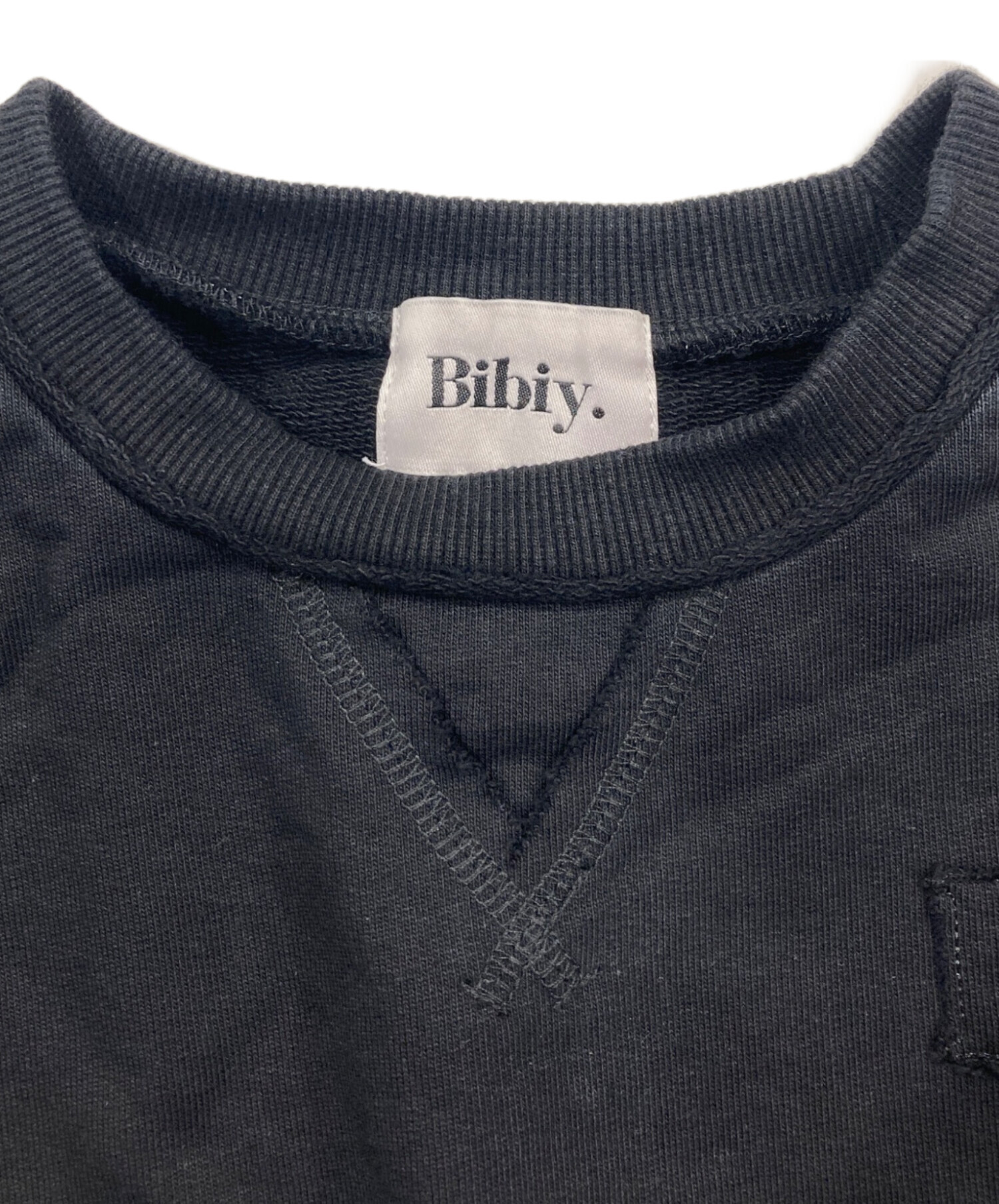 中古・古着通販】Bibiy. (ビビィ) パフスリーブスウェット ブラック