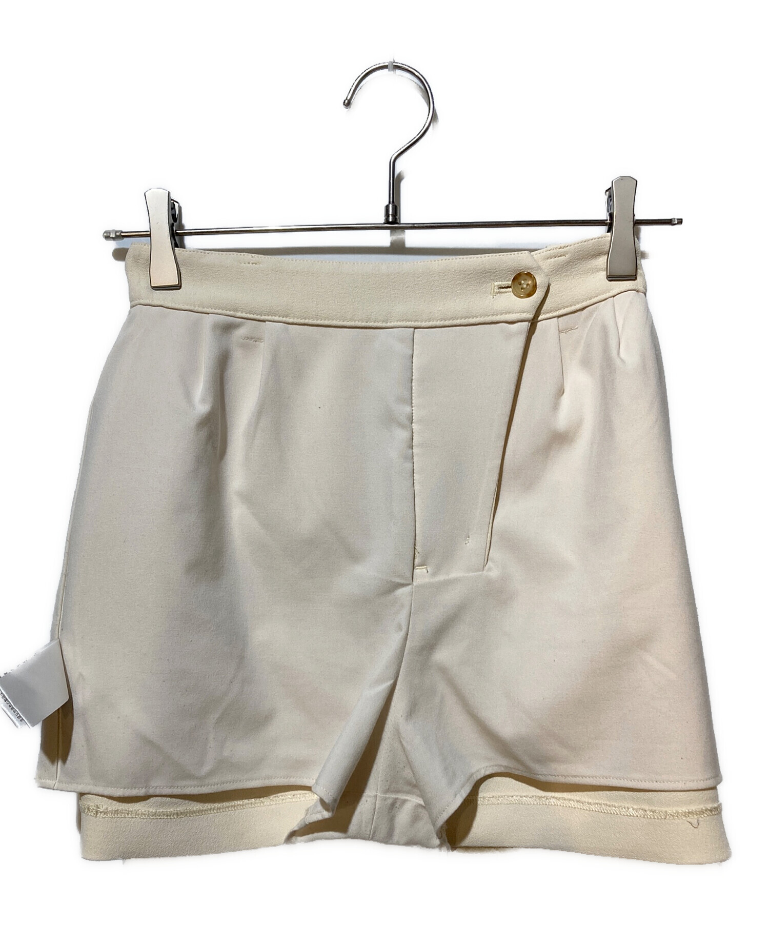 中古・古着通販】CLANE (クラネ) LOW WAIST MINISKIRT ホワイト