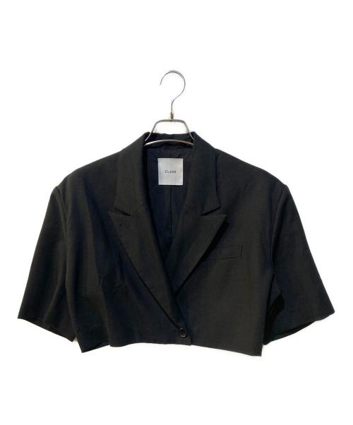 中古・古着通販】CLANE (クラネ) CROPPED TAILORED JACKET ブラック