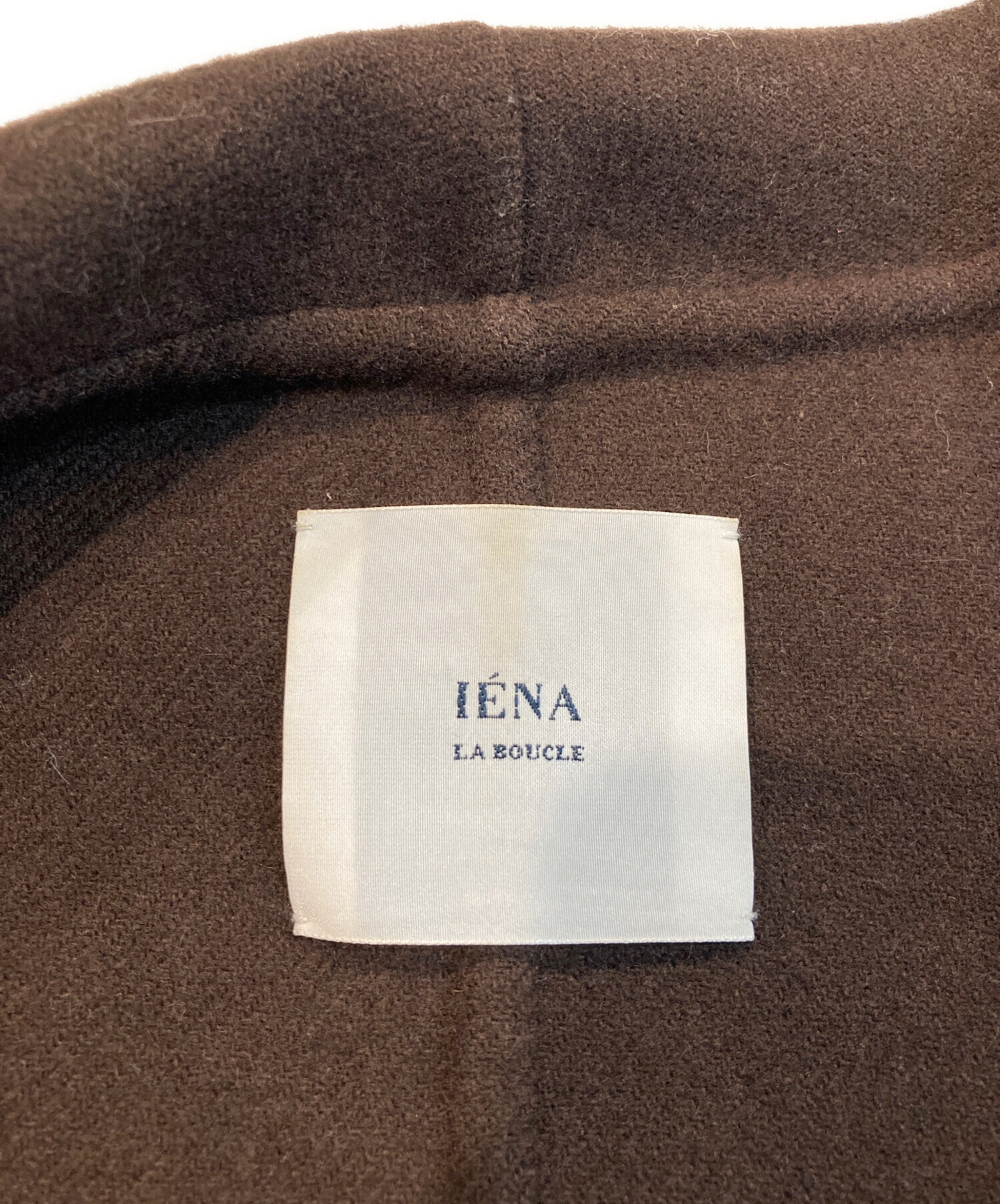 IENA LA BOUCLE ダブルフェイスコート ベルト付き 美品 中古・古着通販】IENA LA BOUCLE (イエナ ラ ブークル) ダブルフェイス