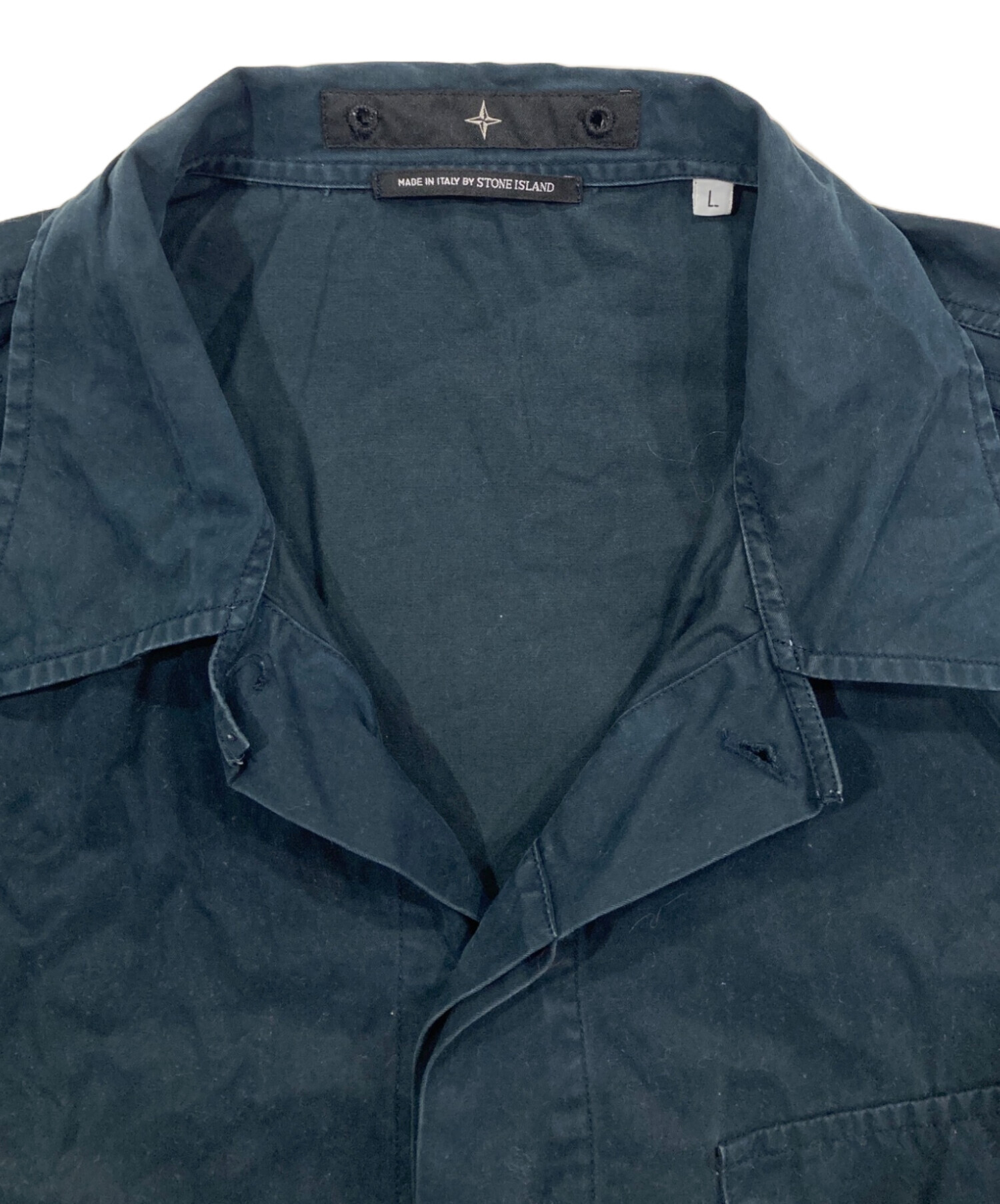 中古・古着通販】STONE ISLAND (ストーンアイランド) ミリタリーシャツ 