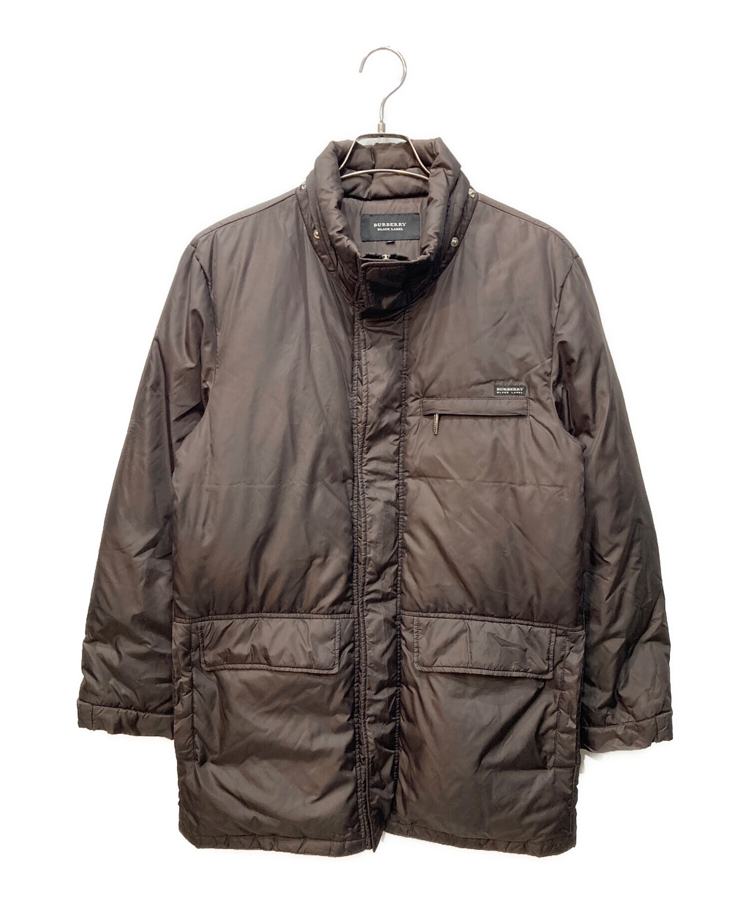 バーバーリーブラックレーベル ダウンジャケット ブラウンM