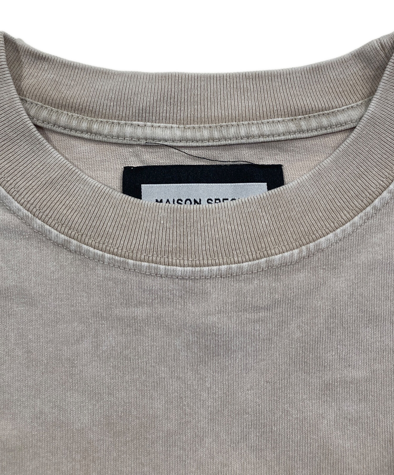 中古・古着通販】MAISON SPECIAL (メゾンスペシャル) Tシャツ ベージュ 