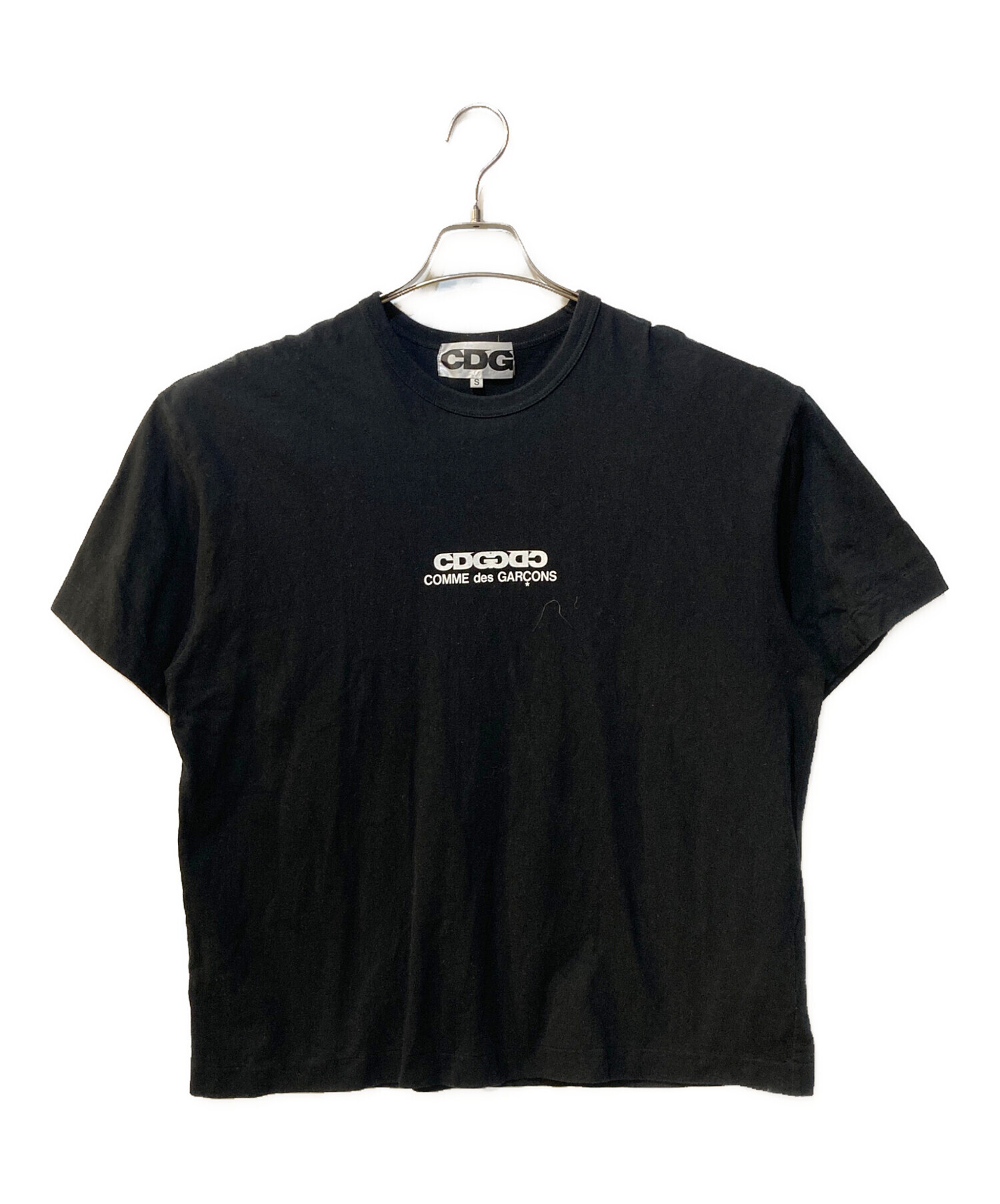 中古・古着通販】CDG (シーディージー) プリントTシャツ ブラック 
