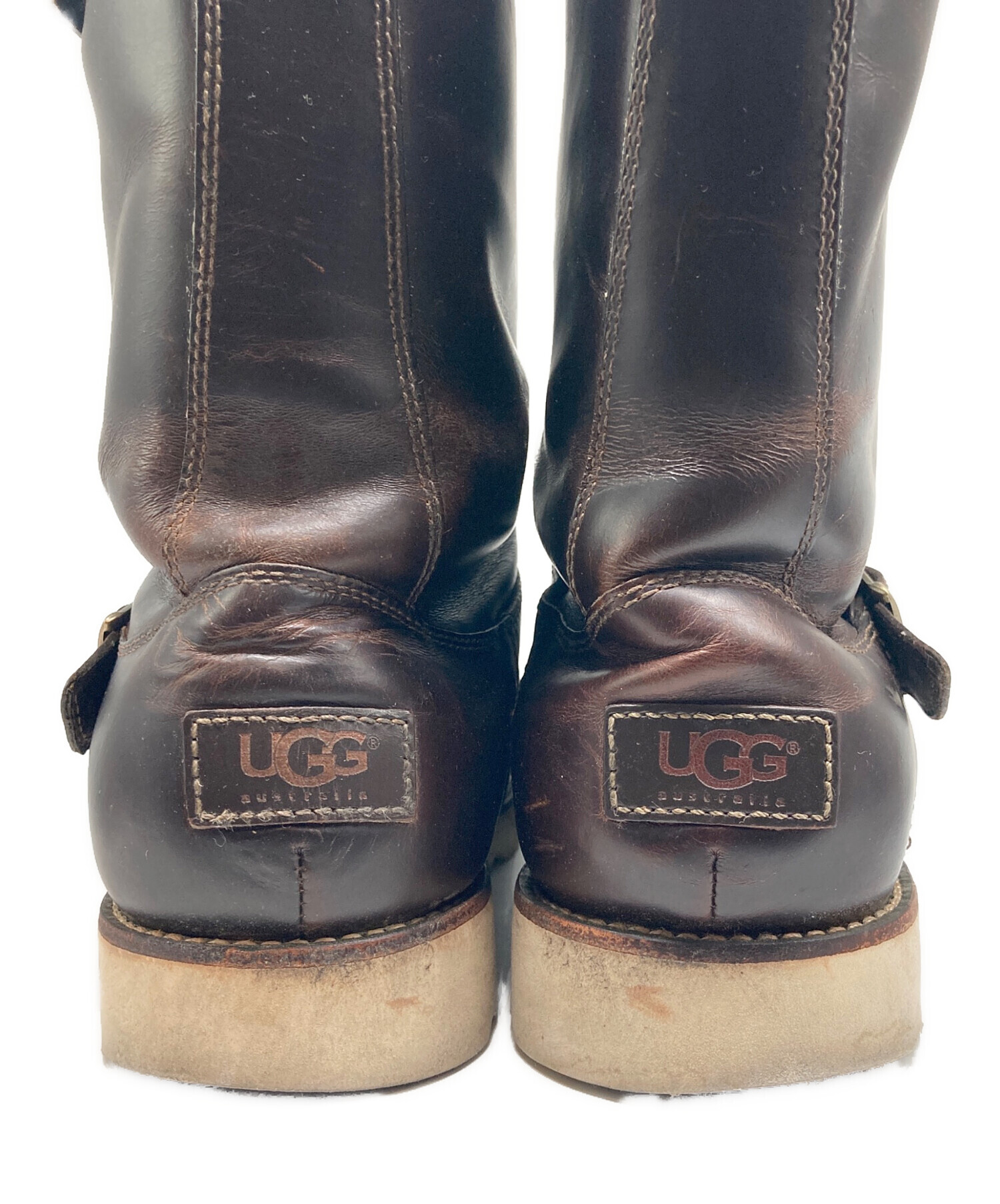 中古・古着通販】UGG (アグ) エンジニアブーツ ブラウン サイズ:28