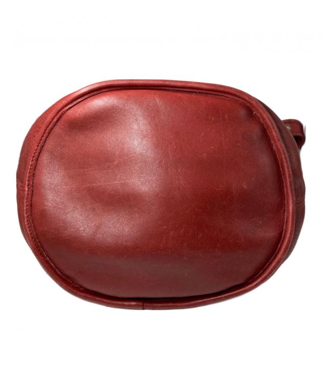 中古・古着通販】COACH (コーチ) バケツ型ショルダーバッグ レッド