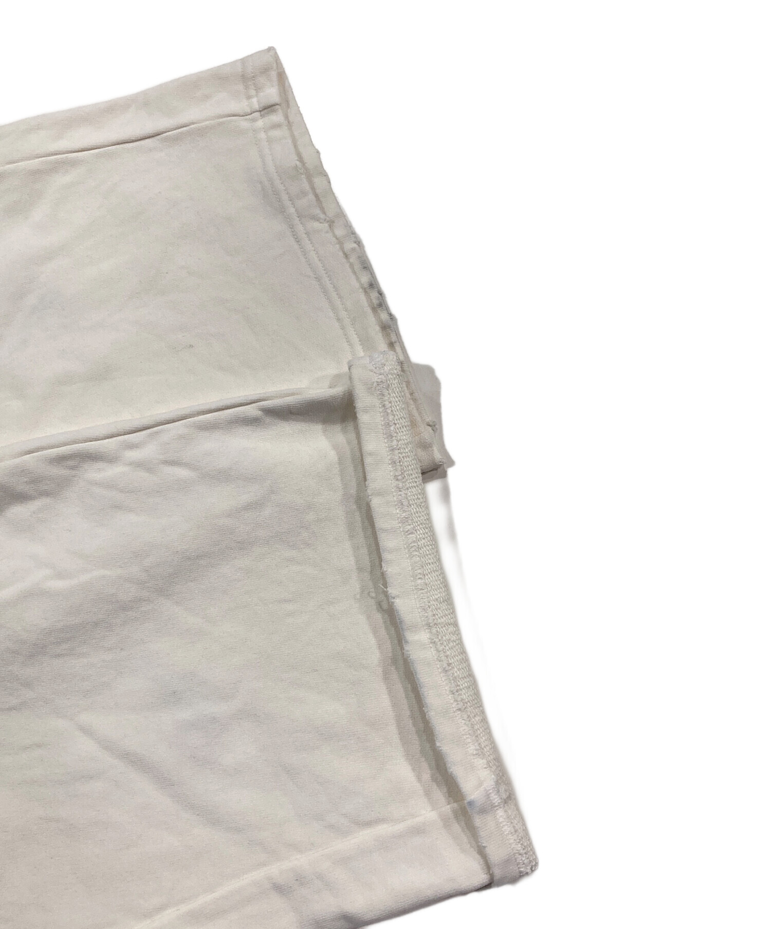 中古・古着通販】ANCELLM (アンセルム) TUCK SWEAT PANTS ホワイト 