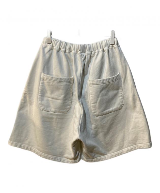中古・古着通販】ANCELLM (アンセルム) TUCK SWEAT SHORTS ホワイト