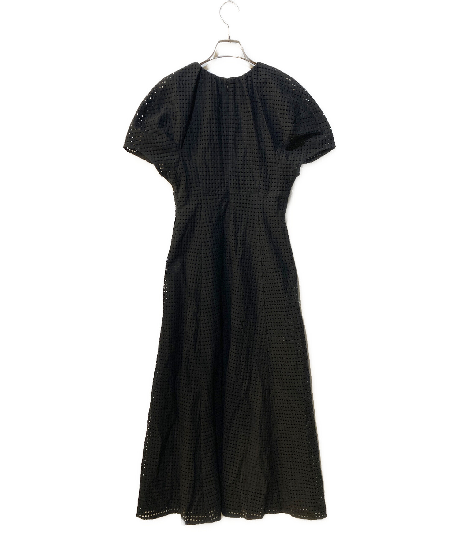 中古・古着通販】CLANE (クラネ) DOT MESH ONE PIECE ブラック