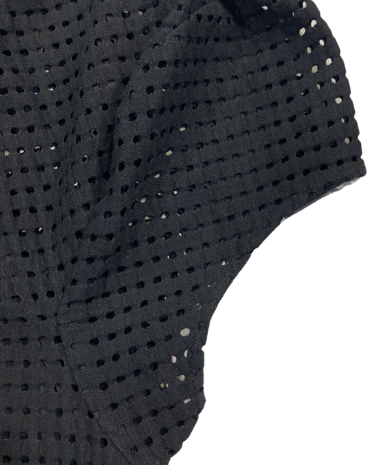 中古・古着通販】CLANE (クラネ) DOT MESH ONE PIECE ブラック