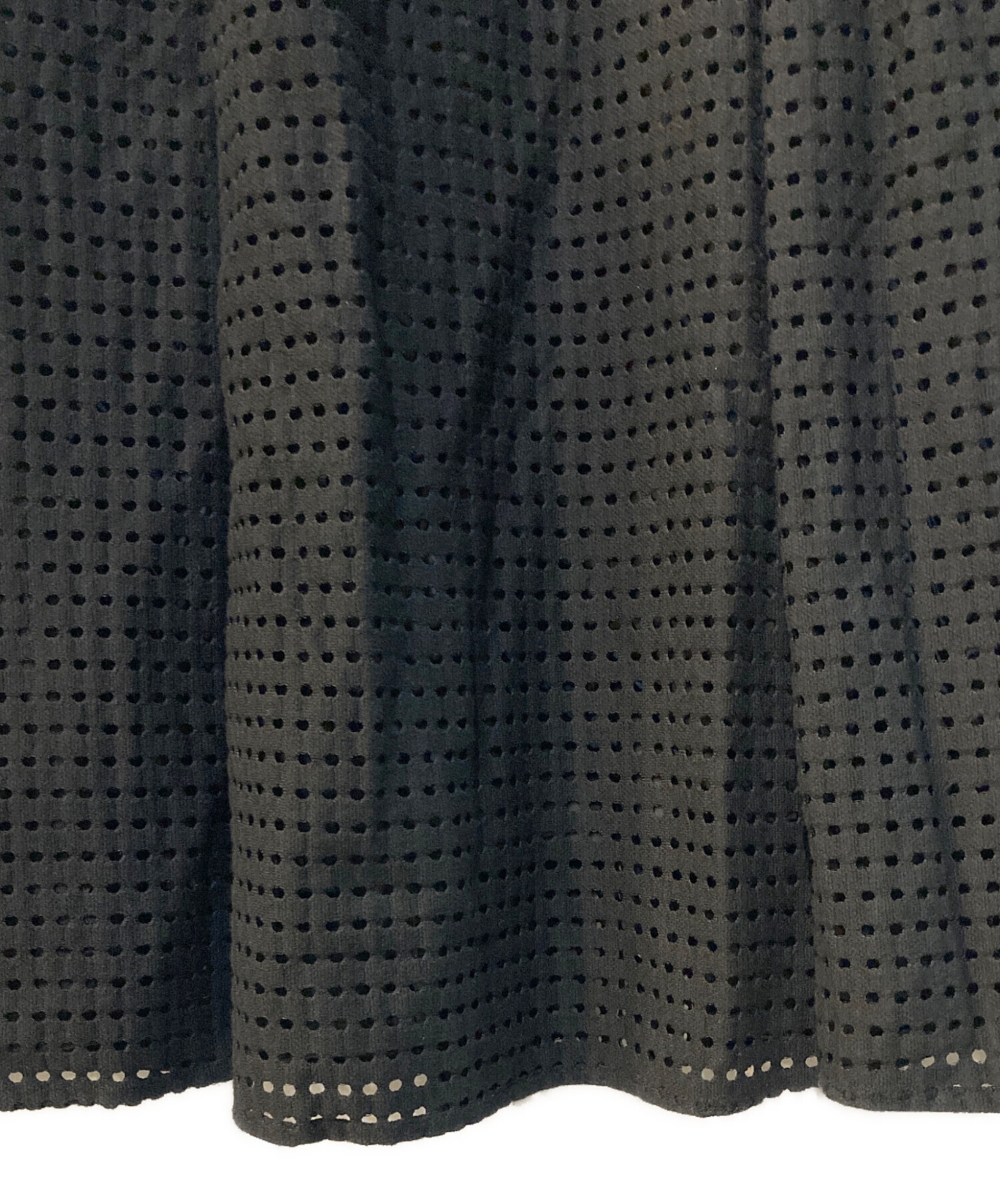 中古・古着通販】CLANE (クラネ) DOT MESH ONE PIECE ブラック