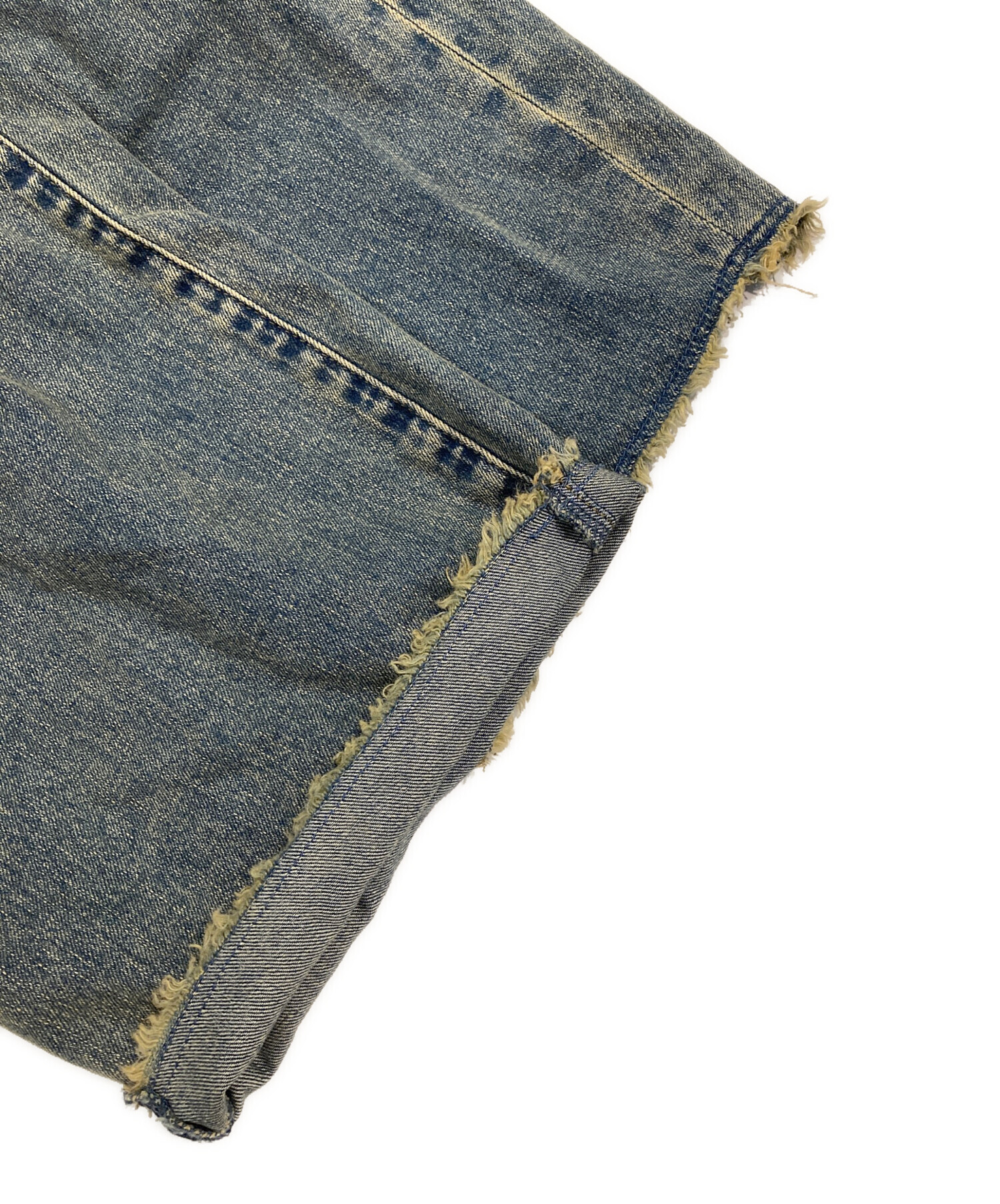 中古・古着通販】LAGUA GEM (ラグアジェム) CUT OFF LOOSEY デニム