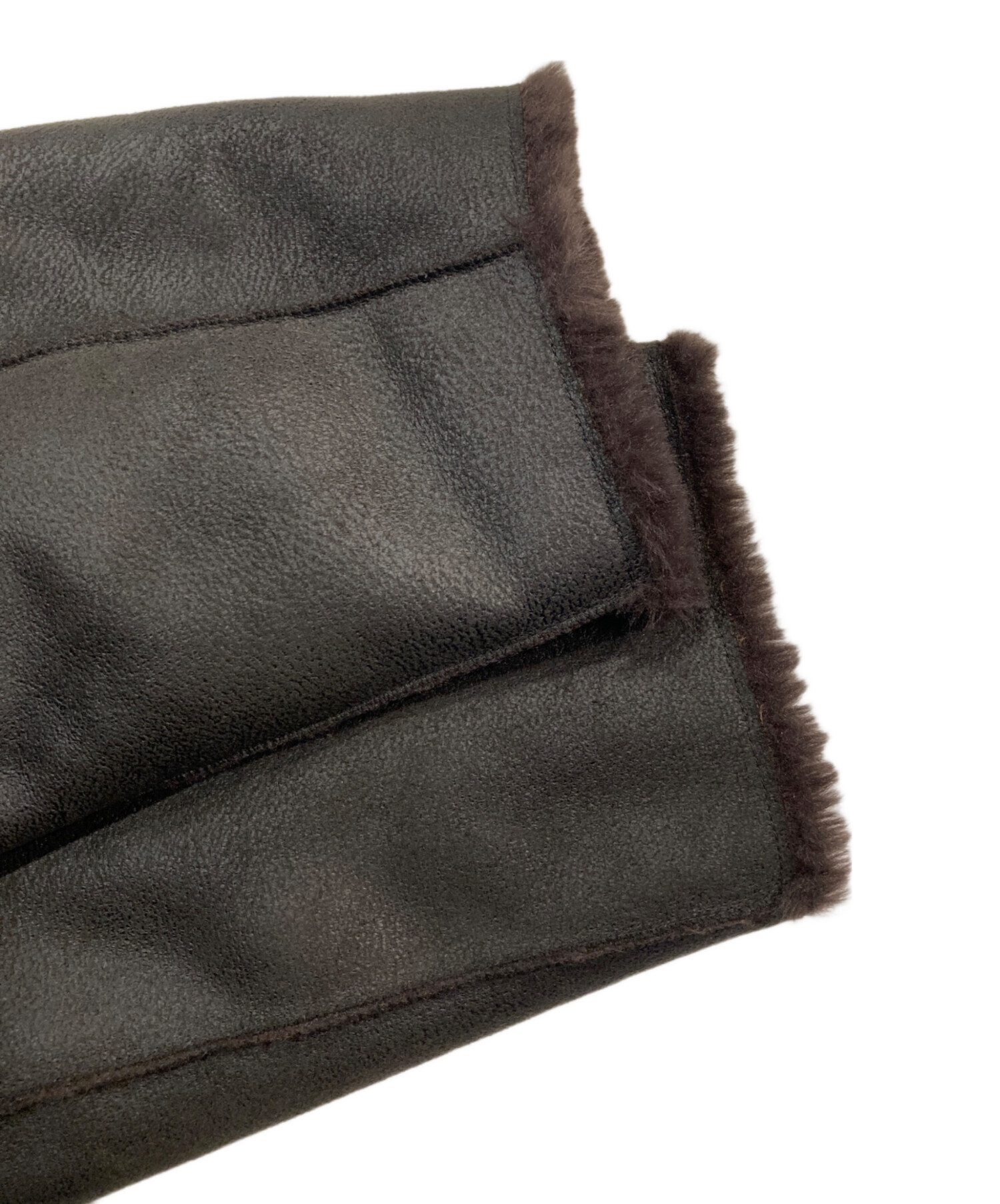 中古・古着通販】moussy (マウジー) REVER FAUX ファーコート ブラウン