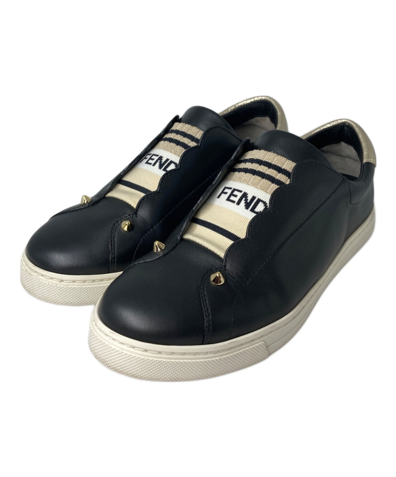 中古・古着通販】FENDI (フェンディ) エラスティックバンド スニーカー 