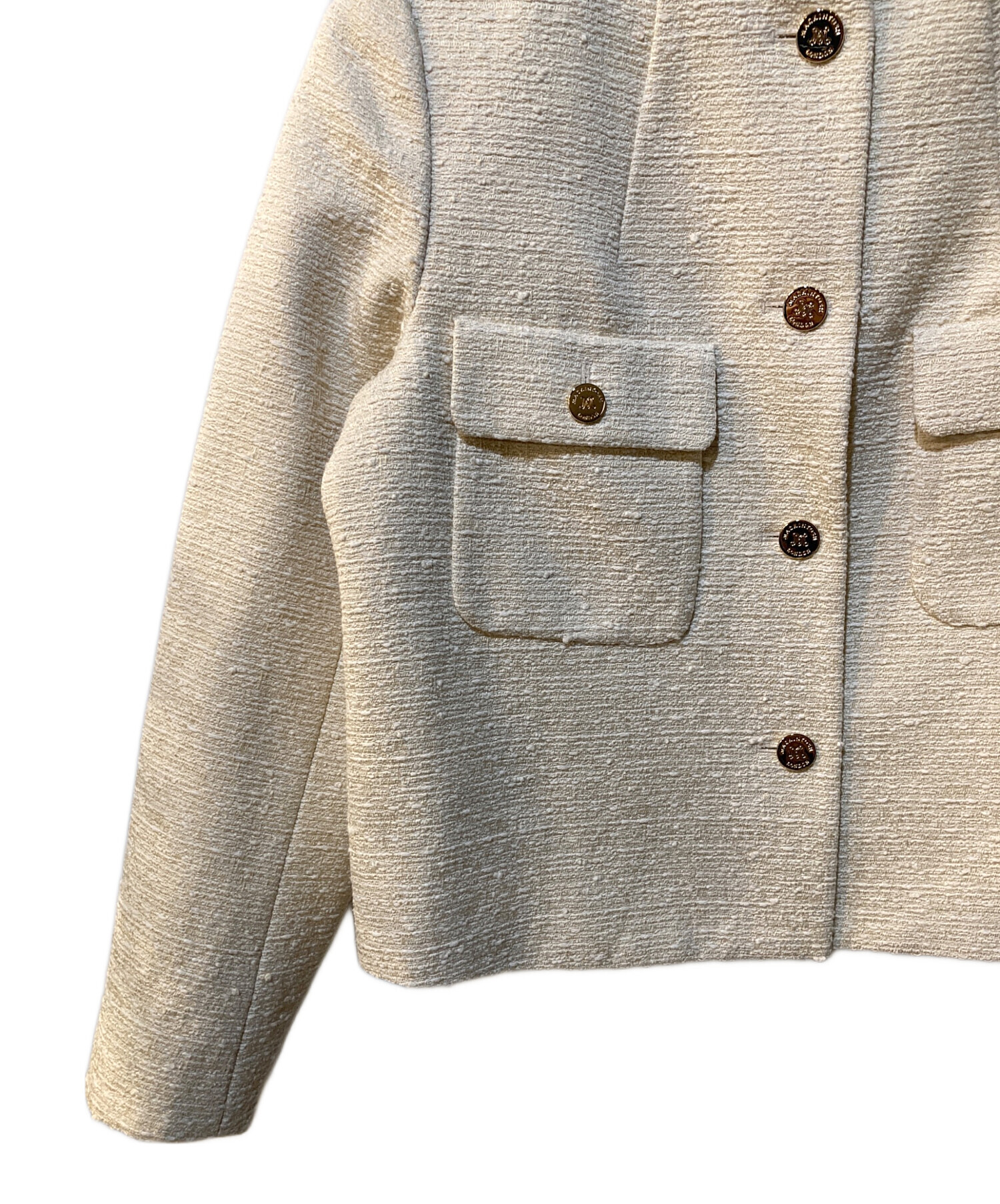 MACKINTOSH LONDON マッキントシュロンドン ノーカラージャケット レディース 【古着】【中古】 中古・古着通販】MACKINTOSH LONDON (マッキントッシュ ロンドン