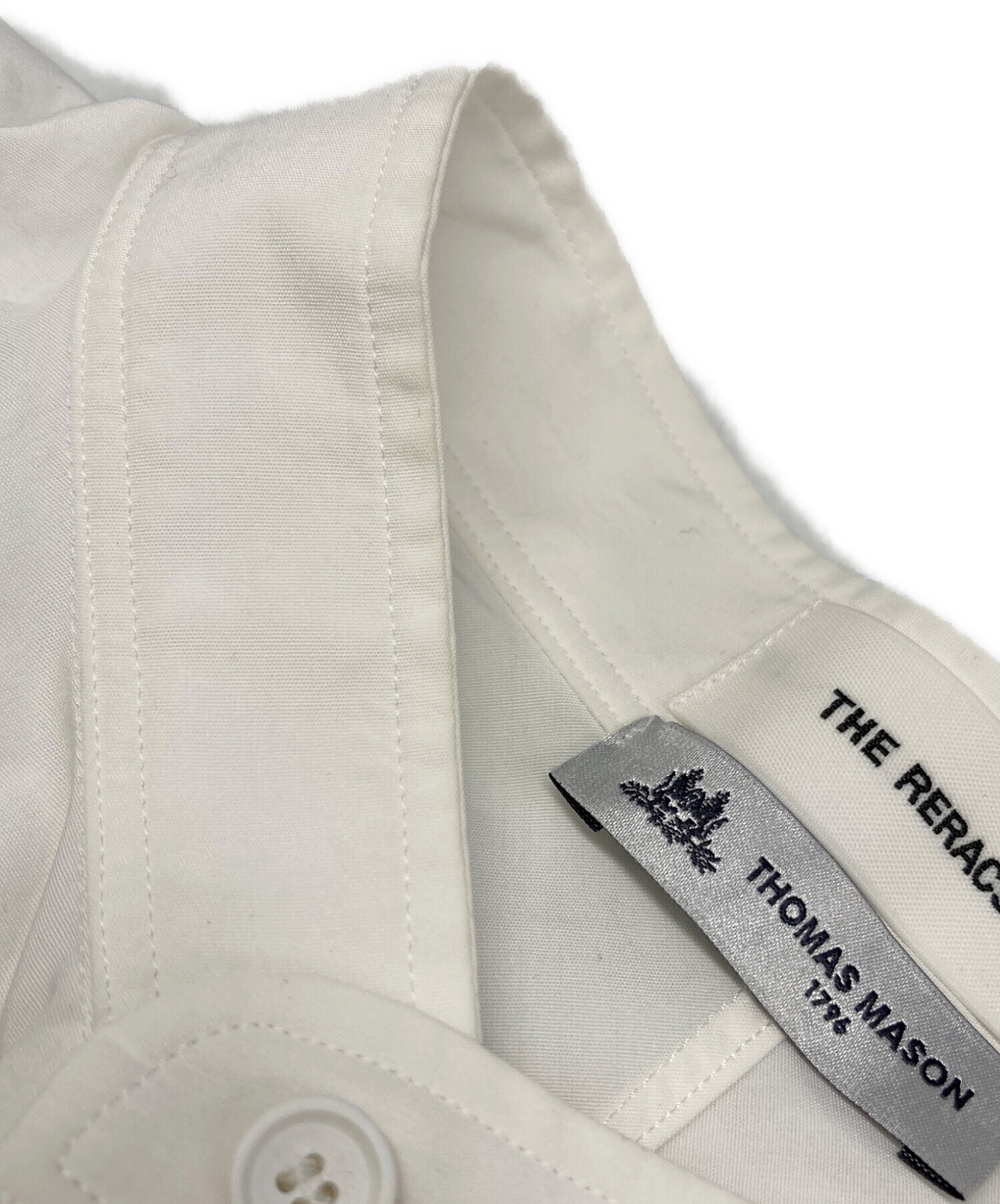 未使用品THE RERACS ×THOMAS MASONリボンシャツ 替ボタン付 中古・古着通販】THE RERACS (ザ リラクス) THOMAS MASON (トーマス