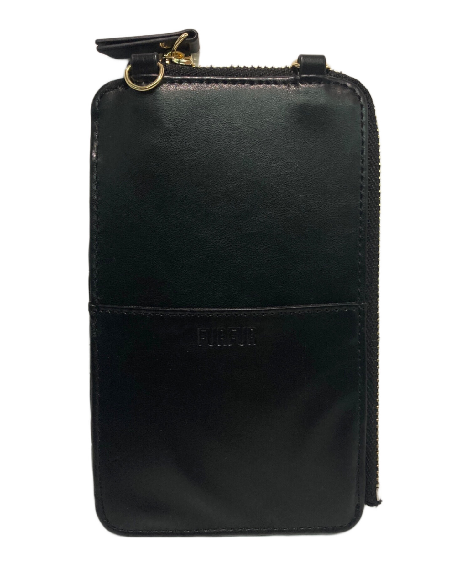 FURFUR スマホショルダー 黒 ZOZO限定カラー3SETマルチショルダー 