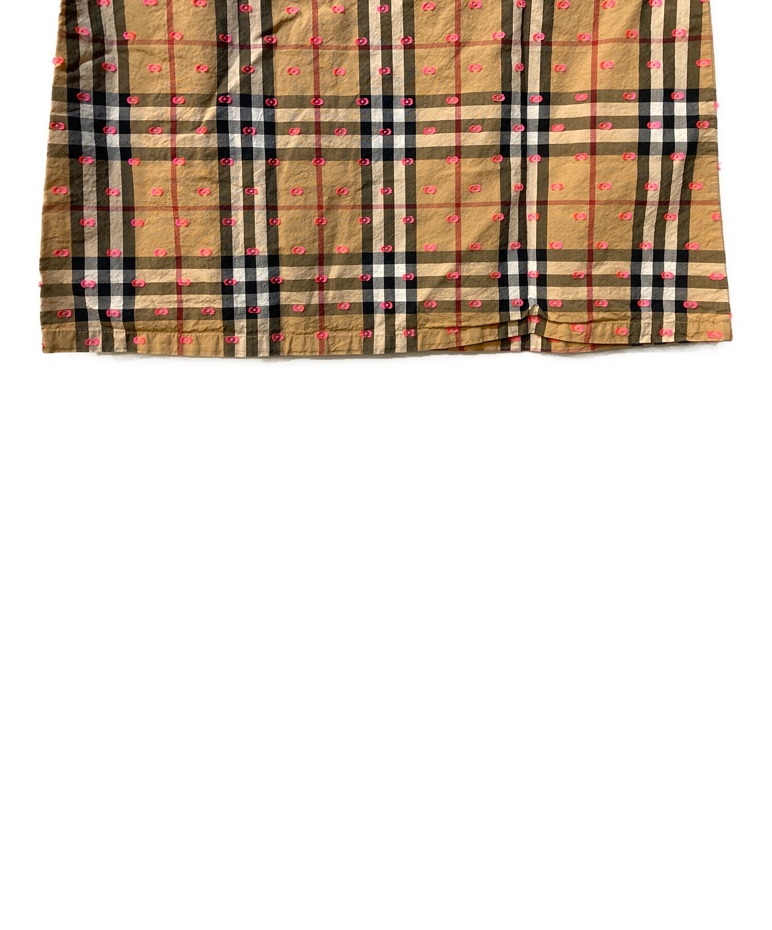 中古・古着通販】BURBERRY (バーバリー) 刺繍ノバチェックシャツ