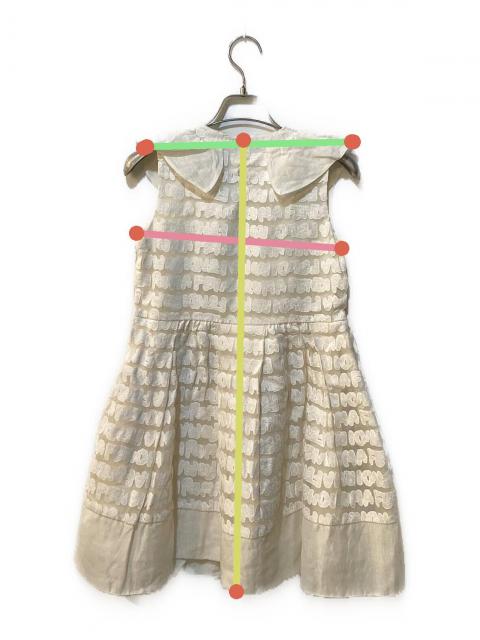 中古・古着通販】FENDI (フェンディ) ブランドロゴワンピース ホワイト