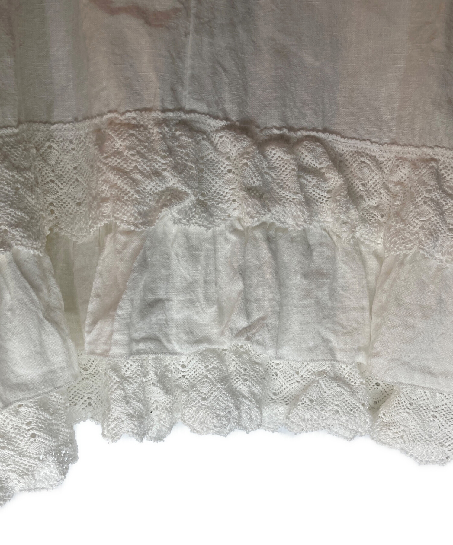 中古・古着通販】nest Robe (ネストローブ) リネンレースヘム