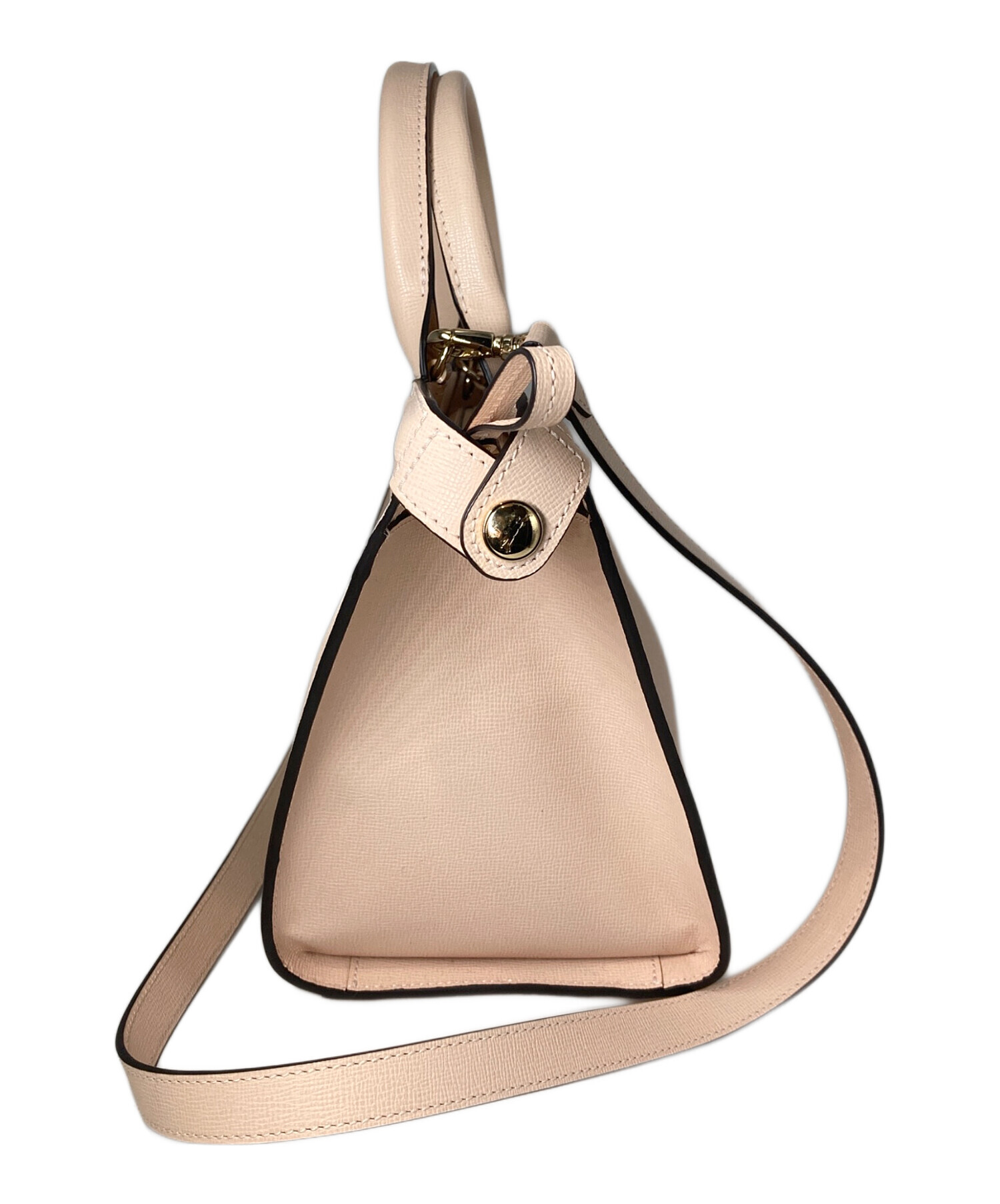 中古・古着通販】LONGCHAMP (ロンシャン) エリタージュ ハンドバッグ 