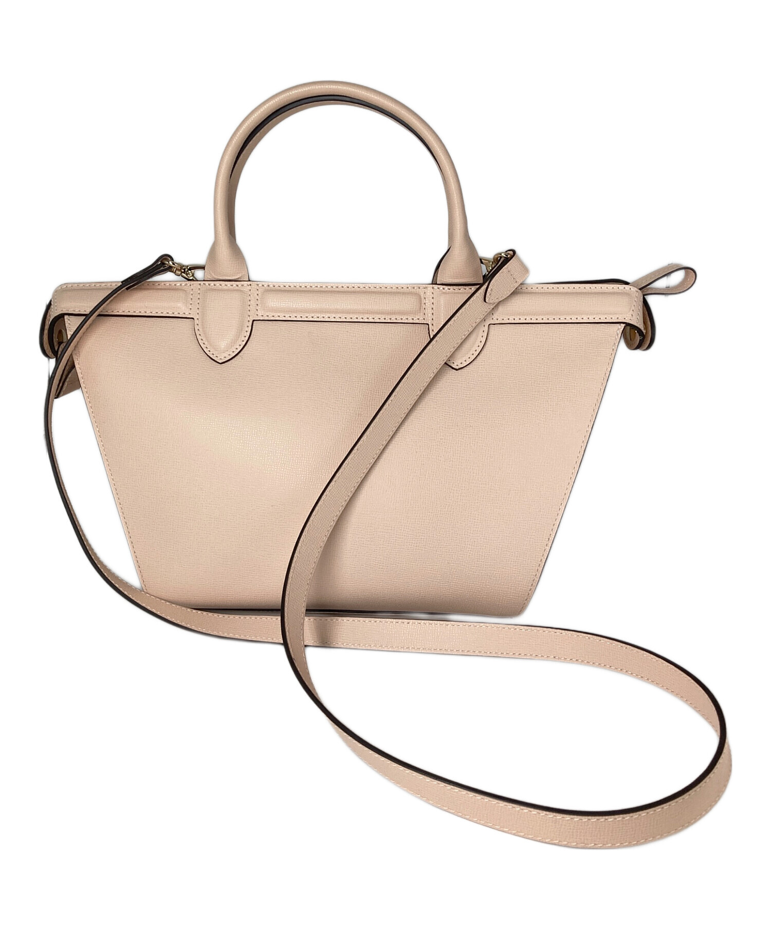 中古・古着通販】LONGCHAMP (ロンシャン) エリタージュ ハンドバッグ 