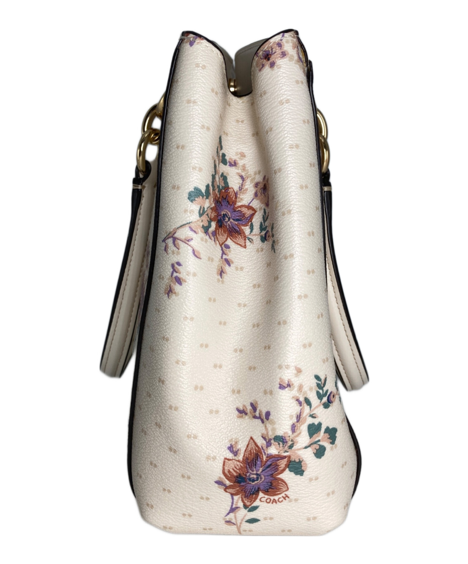 中古・古着通販】COACH (コーチ) ミネッタ クロスボディ ホワイト 