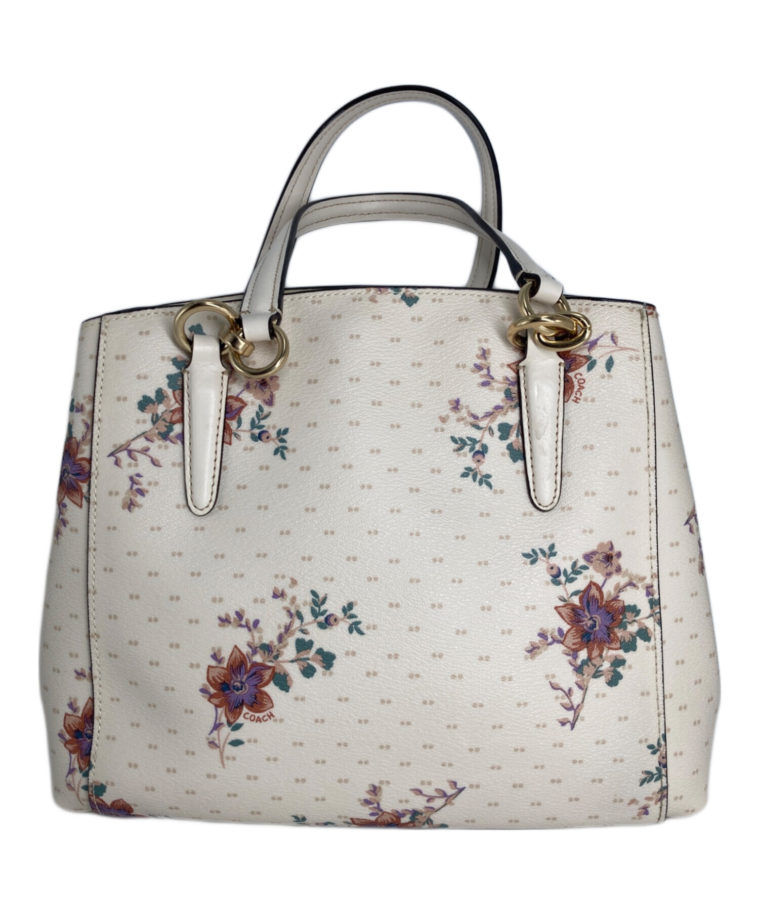 中古・古着通販】COACH (コーチ) ミネッタ クロスボディ ホワイト 
