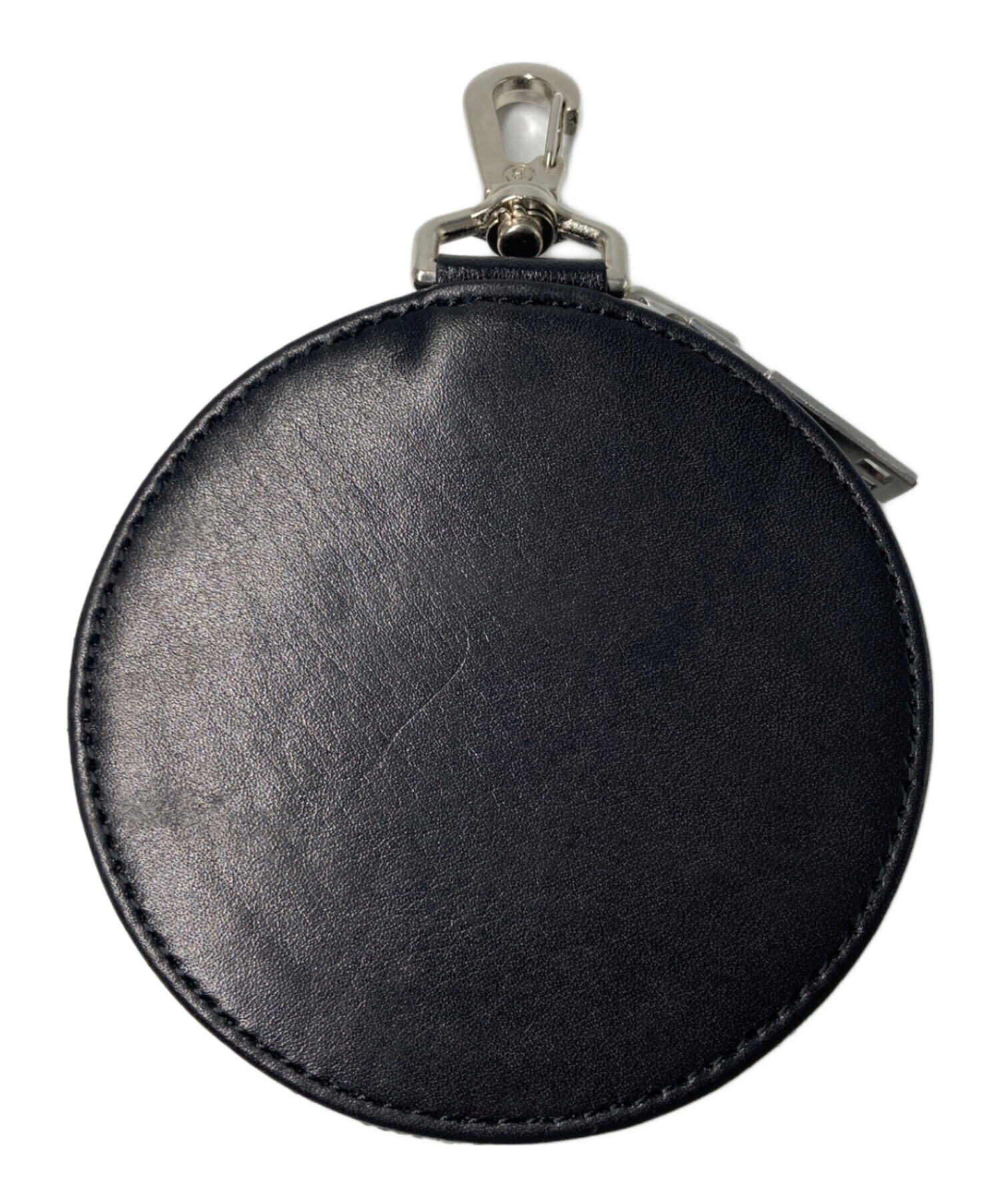中古・古着通販】blackmeans (ブラックミーンズ) レザーサークルポーチ 