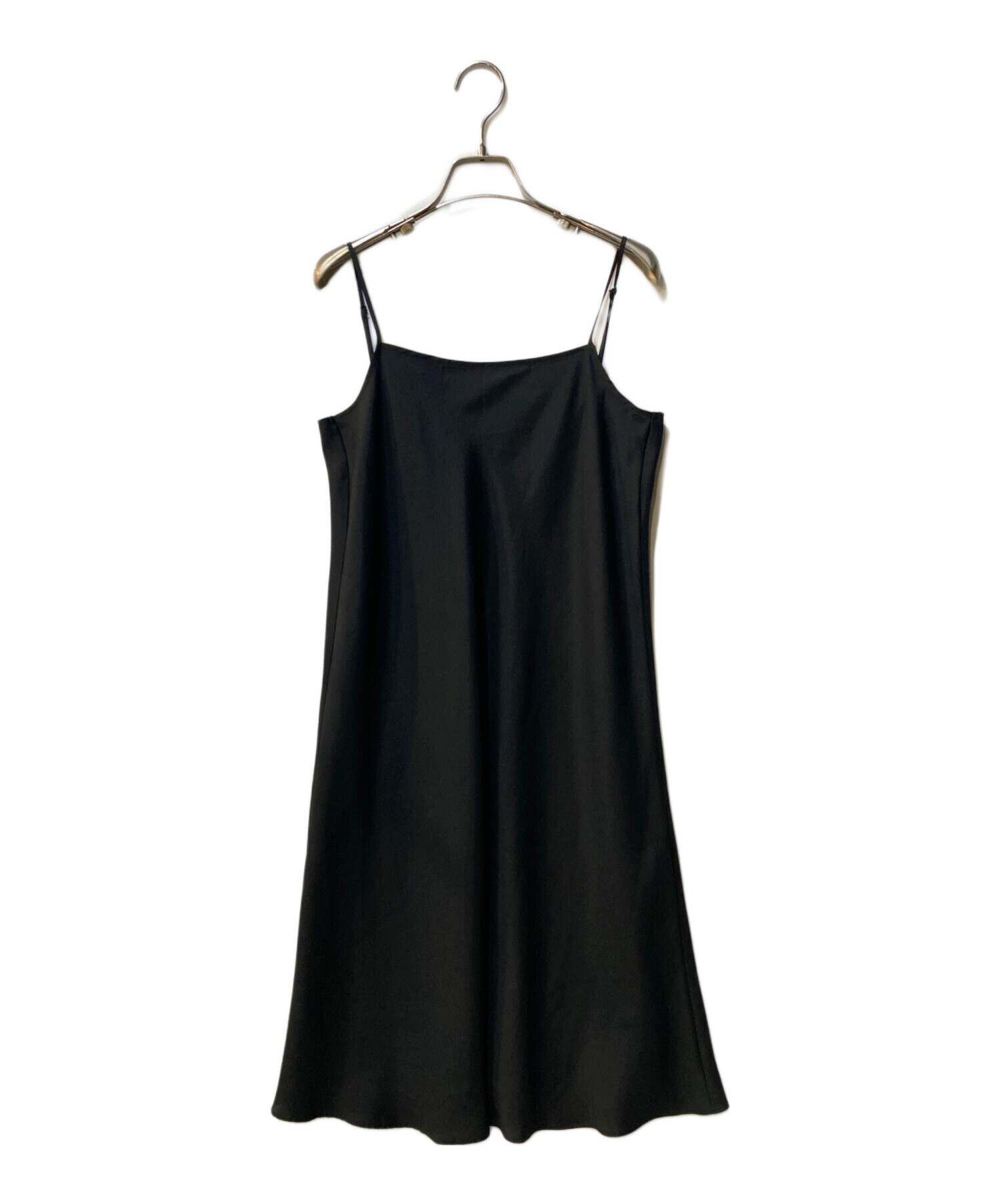 【美品】Ballseyコラベルレース スキッパーカラーワンピース ブラック 中古・古着通販】BALLSEY (ボールジィ) コラベルレース スキッパー