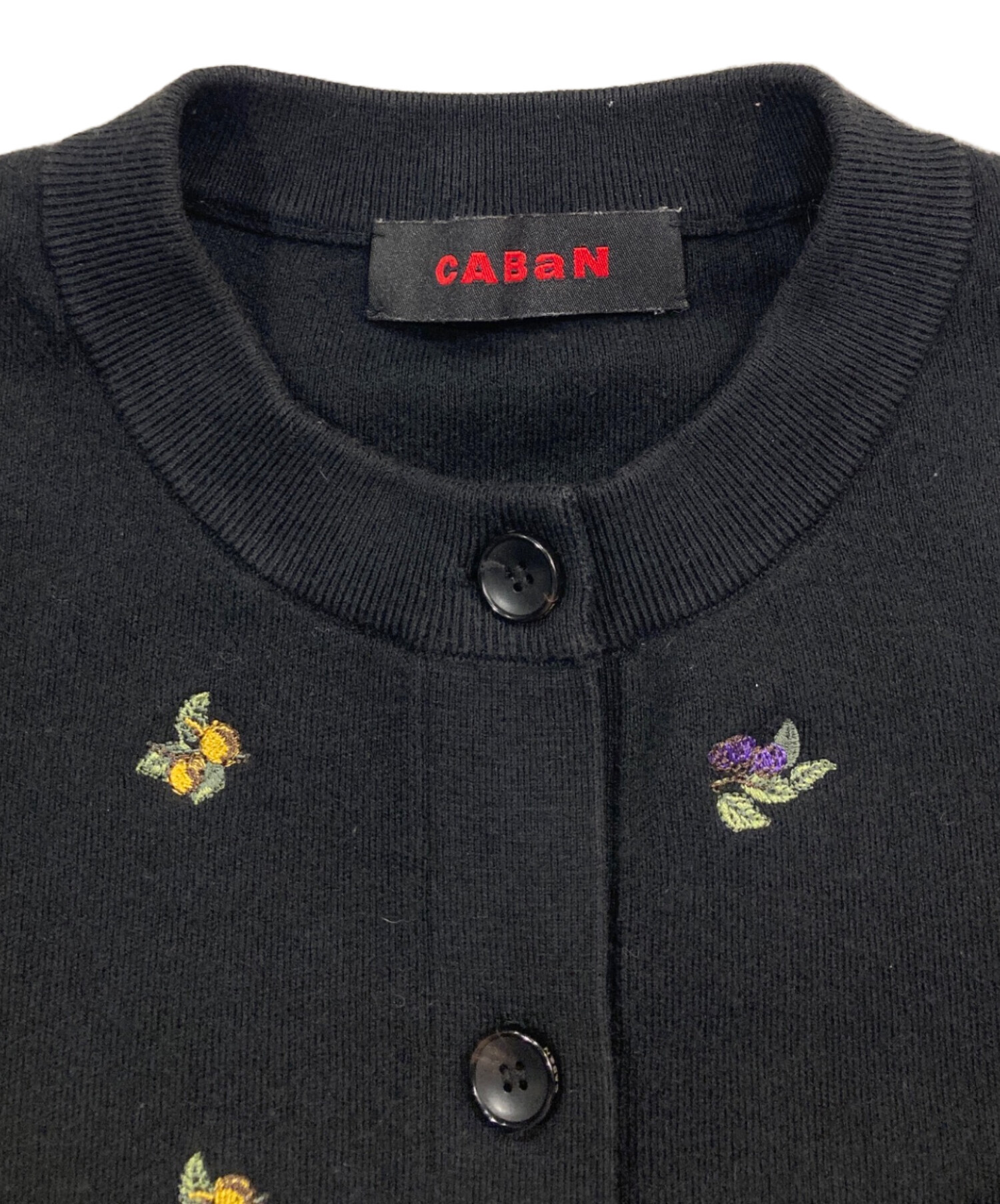 中古・古着通販】CABAN (キャバン) コットンカシミヤ エンブロイダリー