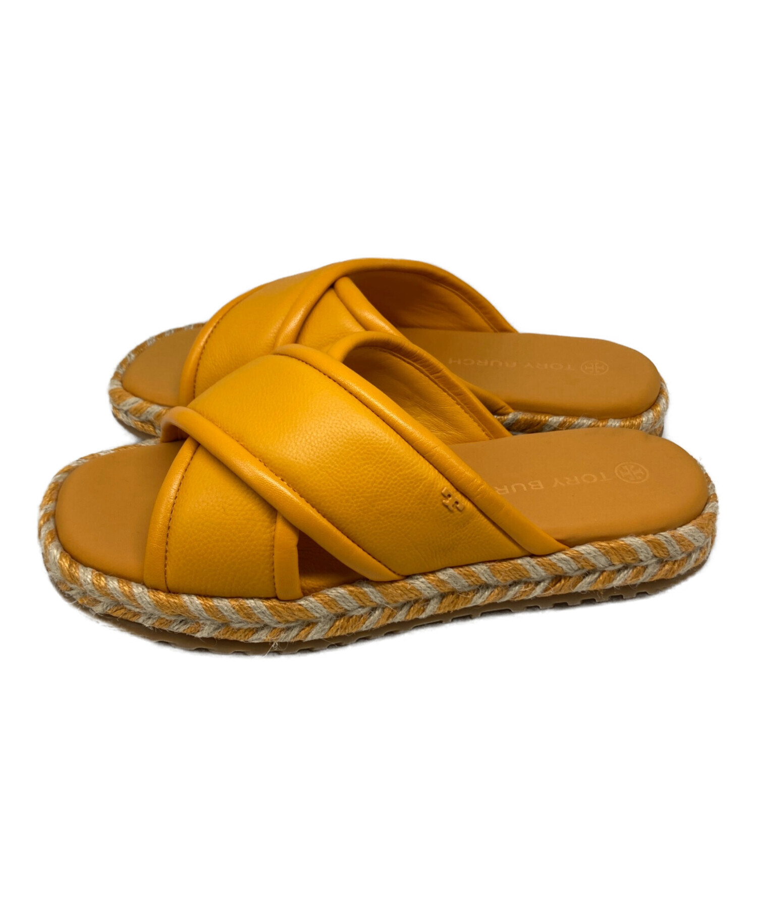 yellow サンダル 中古・古着通販】TORY BURCH (トリーバーチ) クロス ストラップ