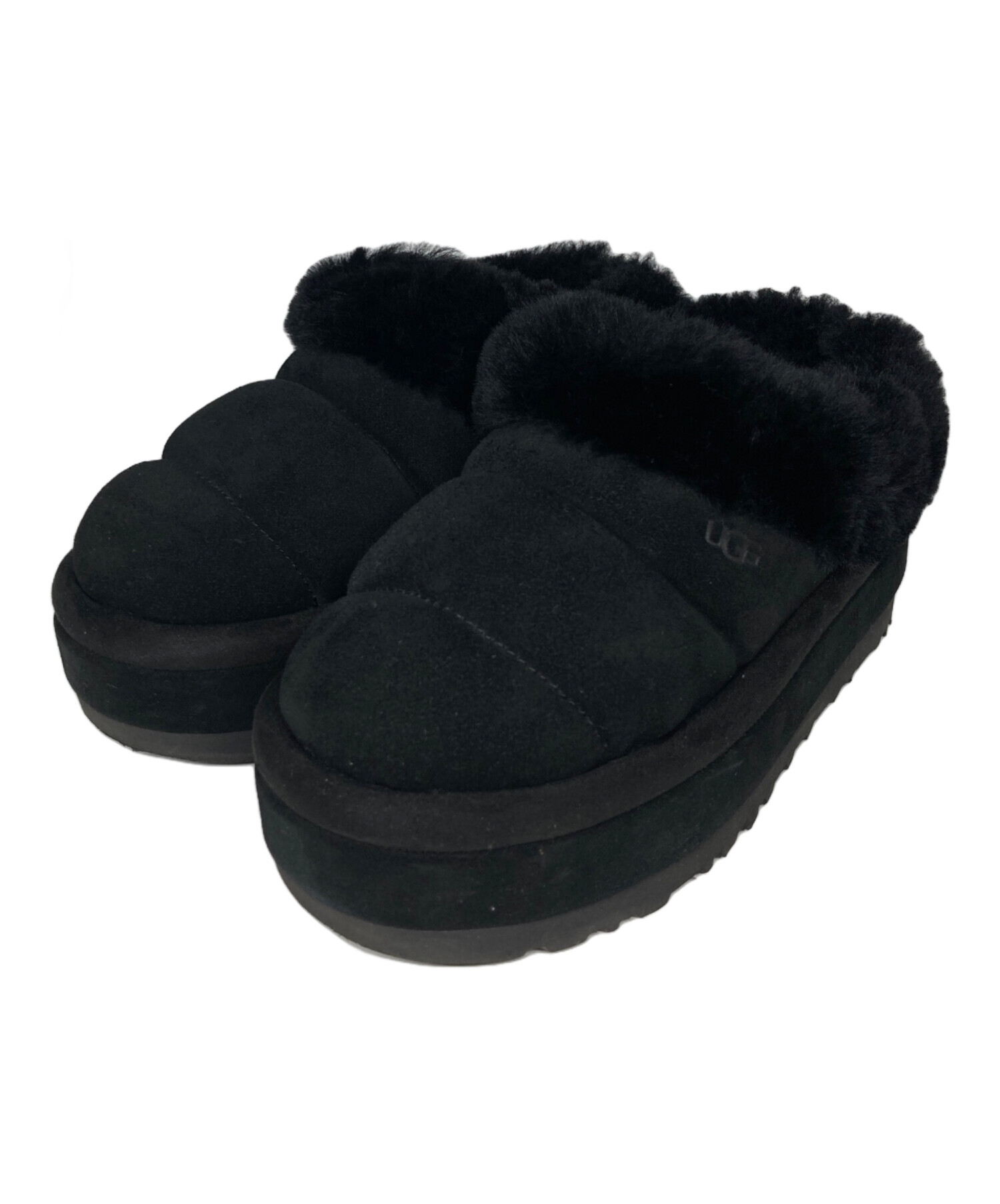 UGG ブラック 中古・古着通販】UGG (アグ) タゼット スリッポン ブラック サイズ:22