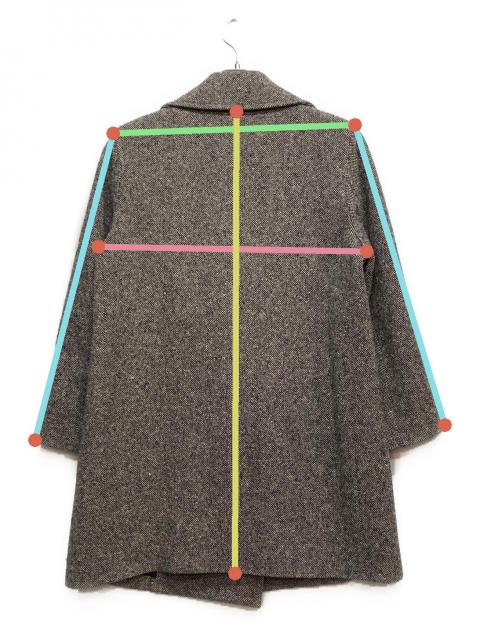 極美品✨マーガレットハウエル ネップツイードダブルブレストコート 2020モデル 中古・古着通販】MARGARET HOWELL (マーガレットハウエル